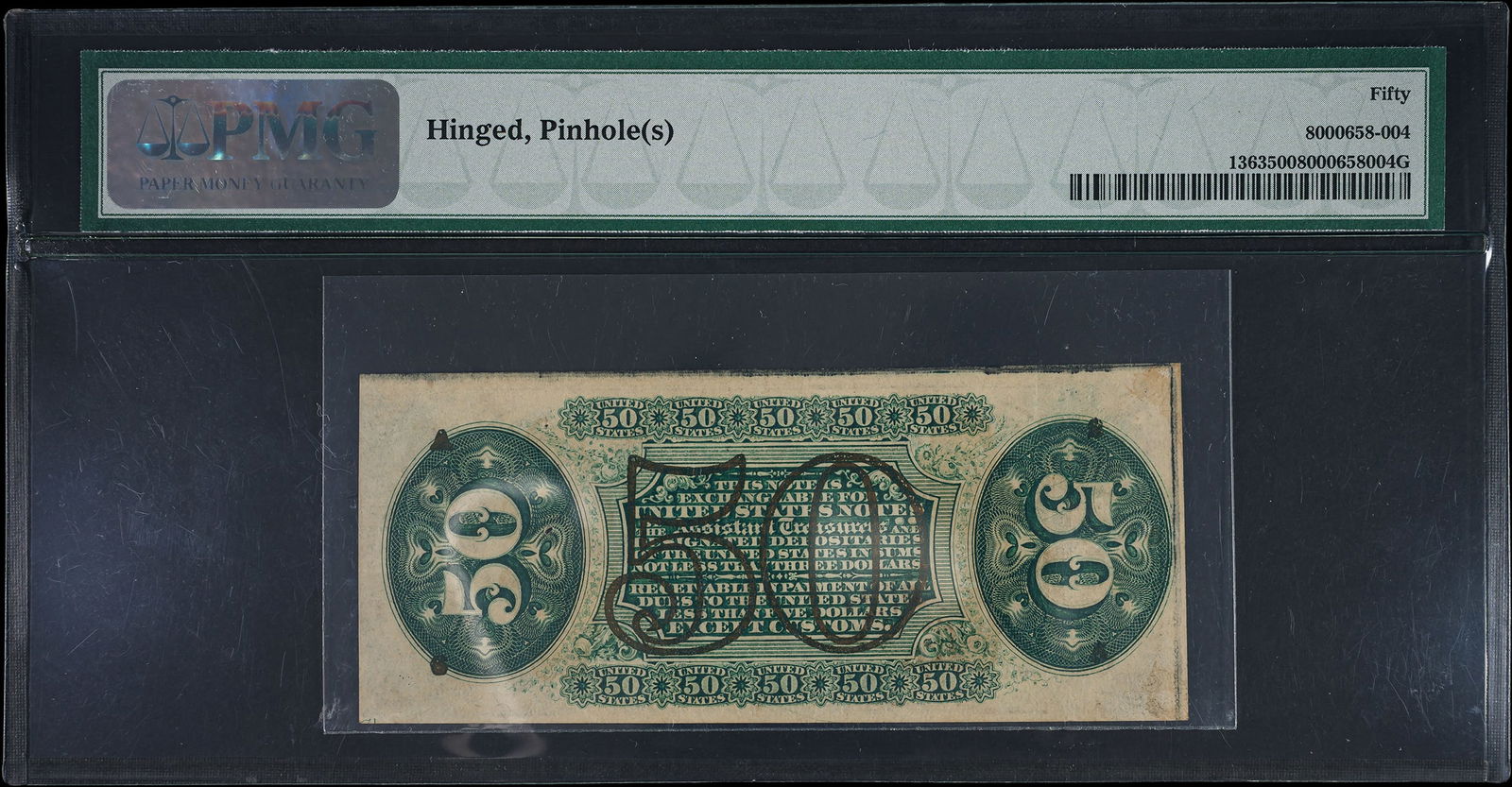 PMG-50 50 Cent 3rd Issue Fractional Note - 2