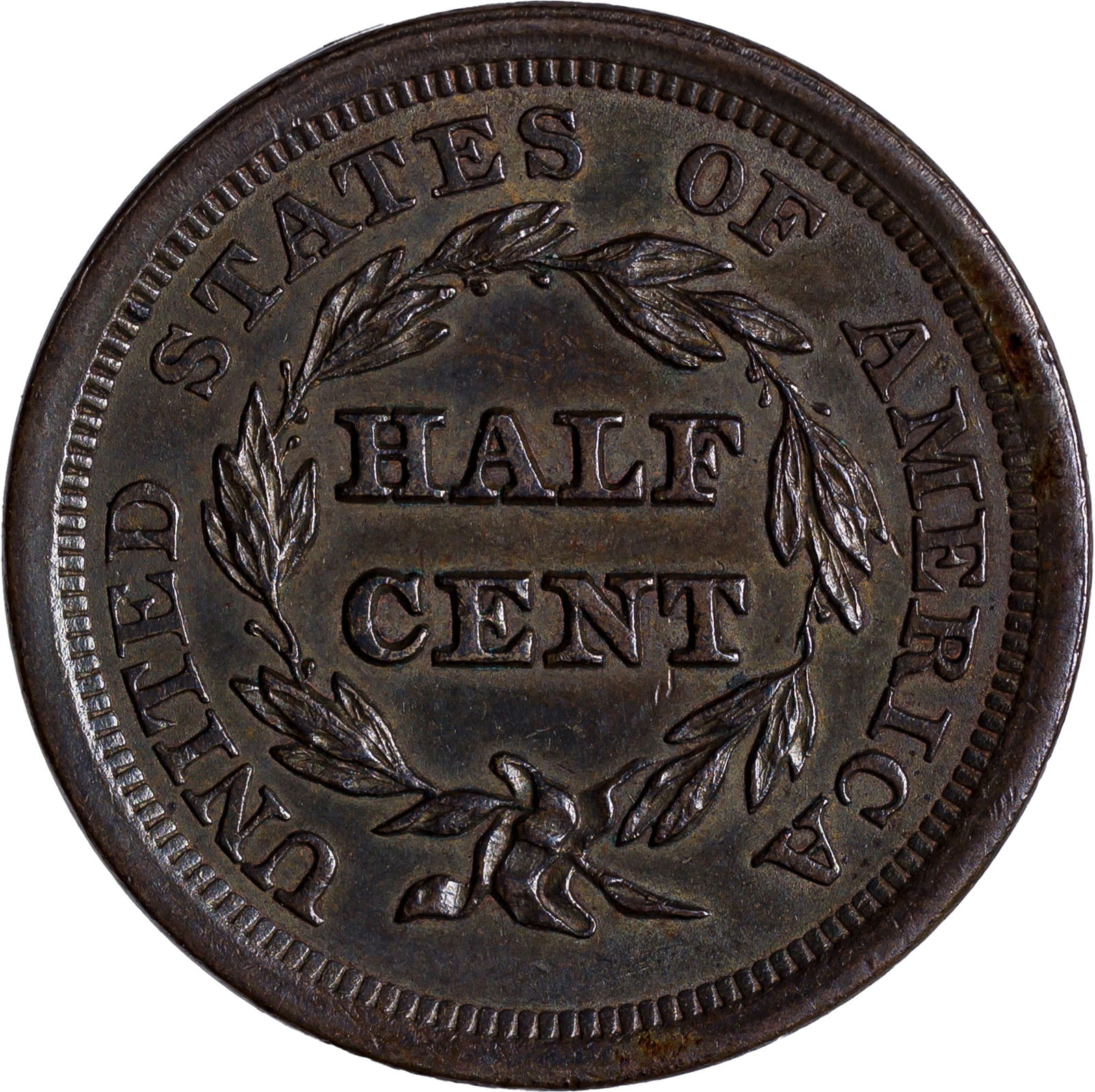 BU-60 1856 Half Cent - 2
