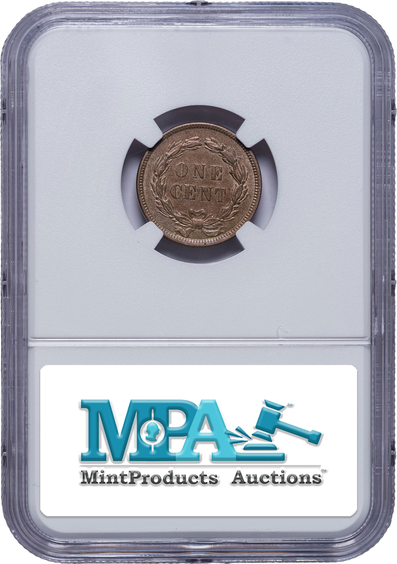 NGC AU-55 1859 Indian Cent - 2