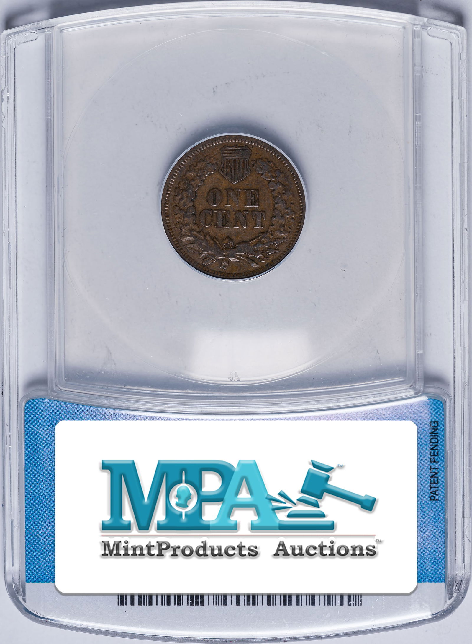 ANACS F-12 1864-L Indian Cent - 2