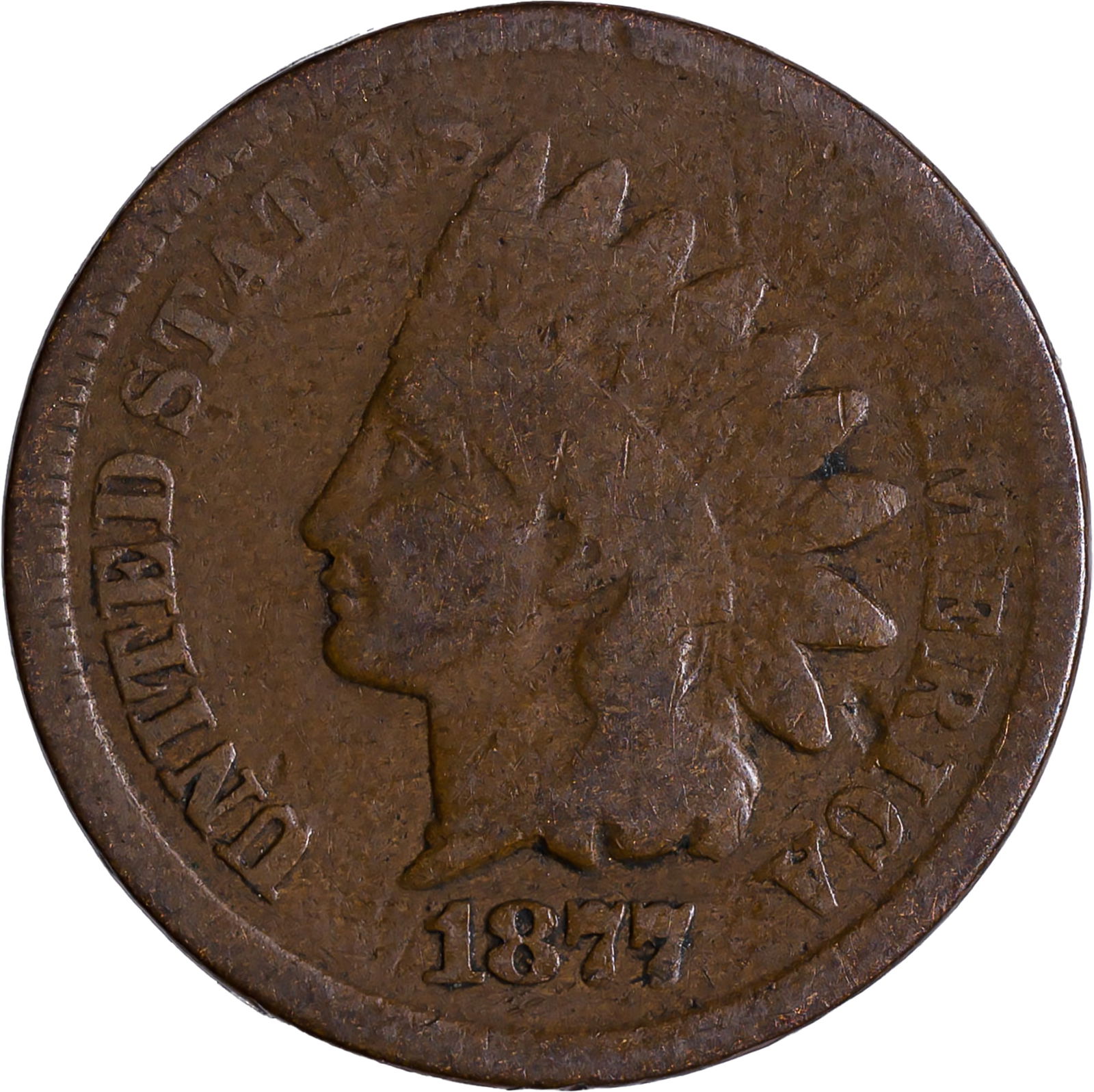 G-4 1877 Indian Cent (1 of 2)
