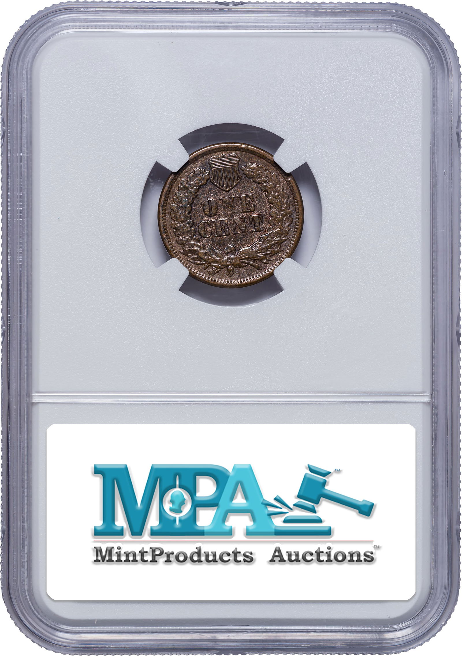 NGC EF Details 1877 Indian Cent - 2