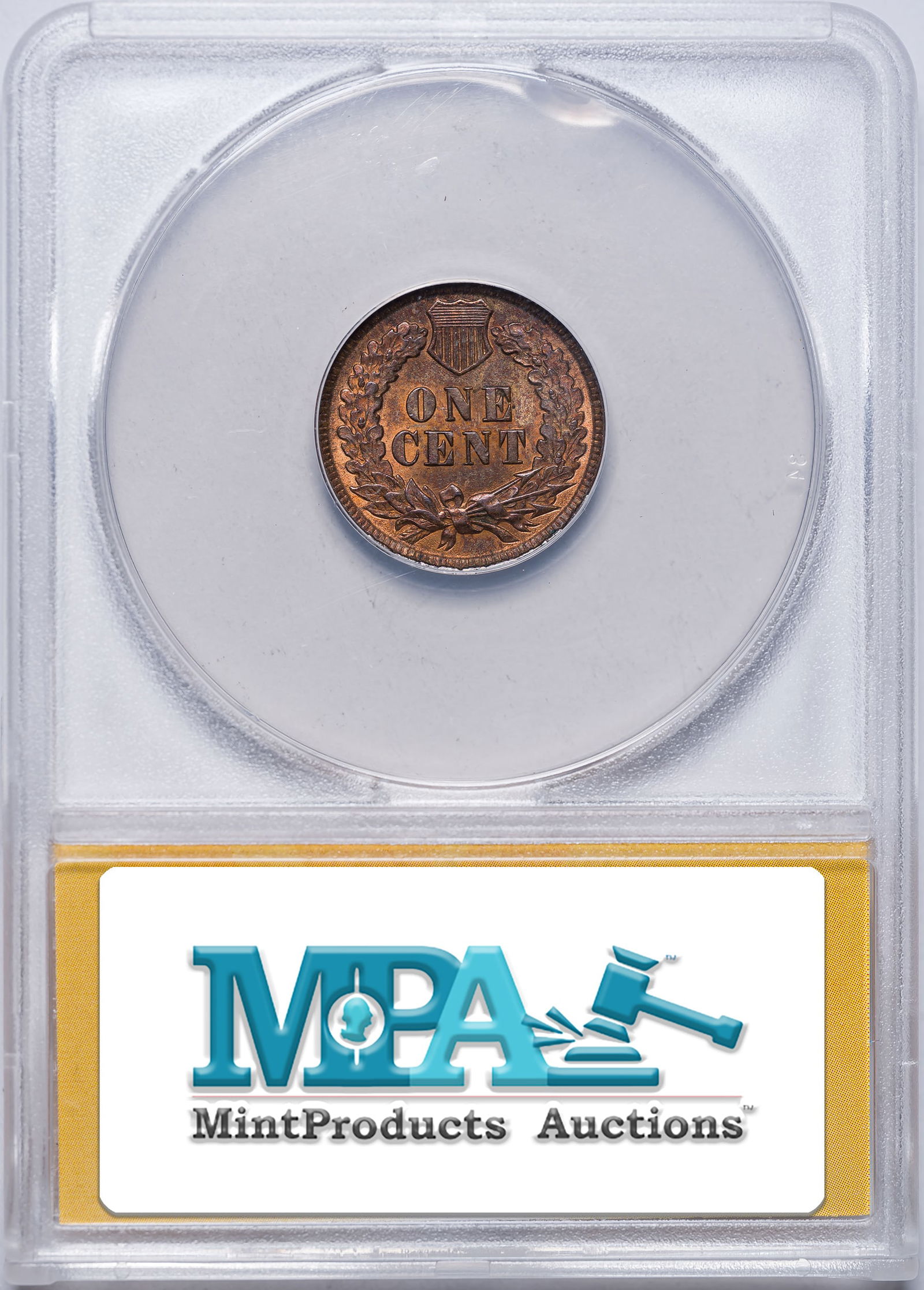 ANACS MS-64 RB 1889 Indian Cent - 2
