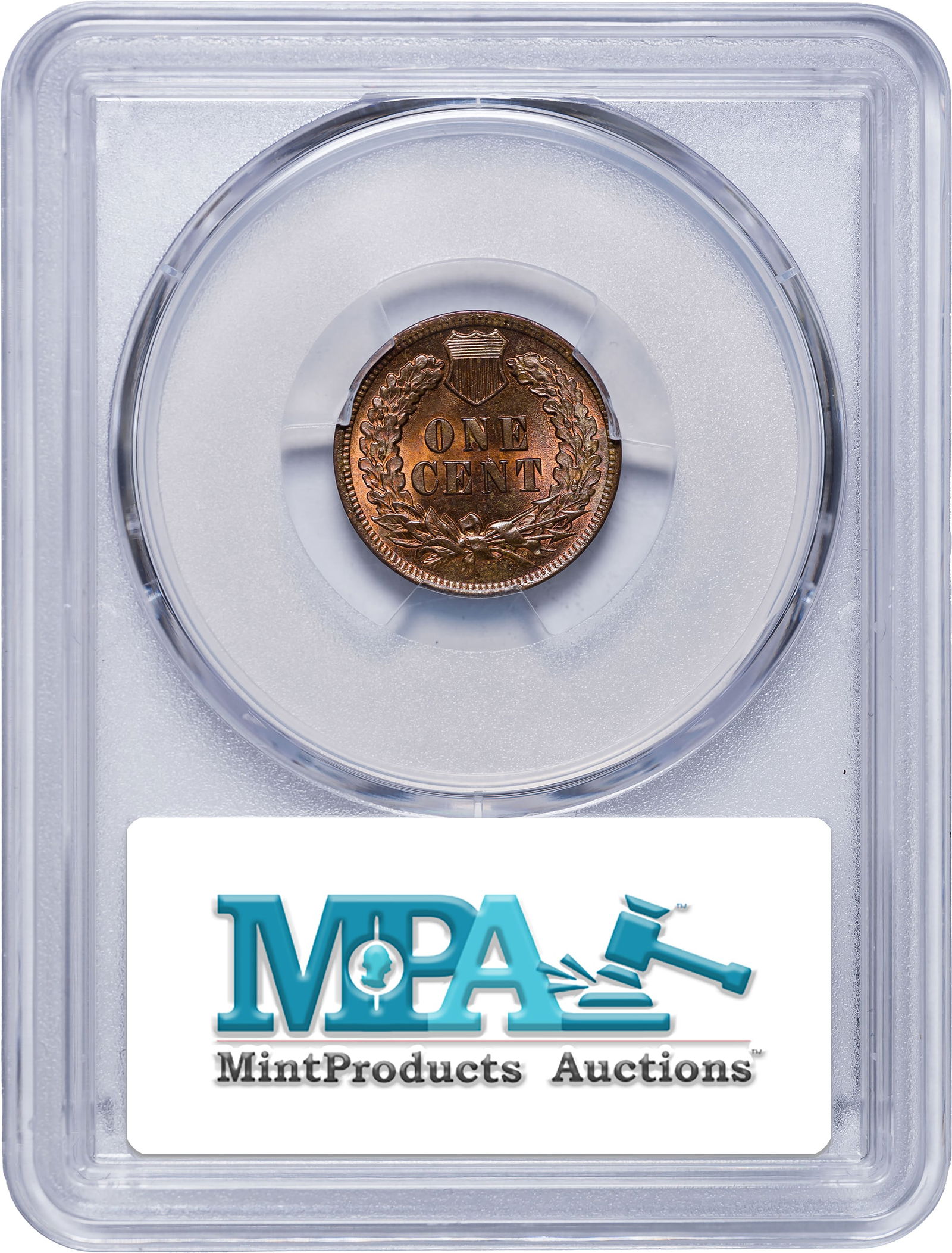 PCGS MS-63 RB 1903 Indian Cent - 2