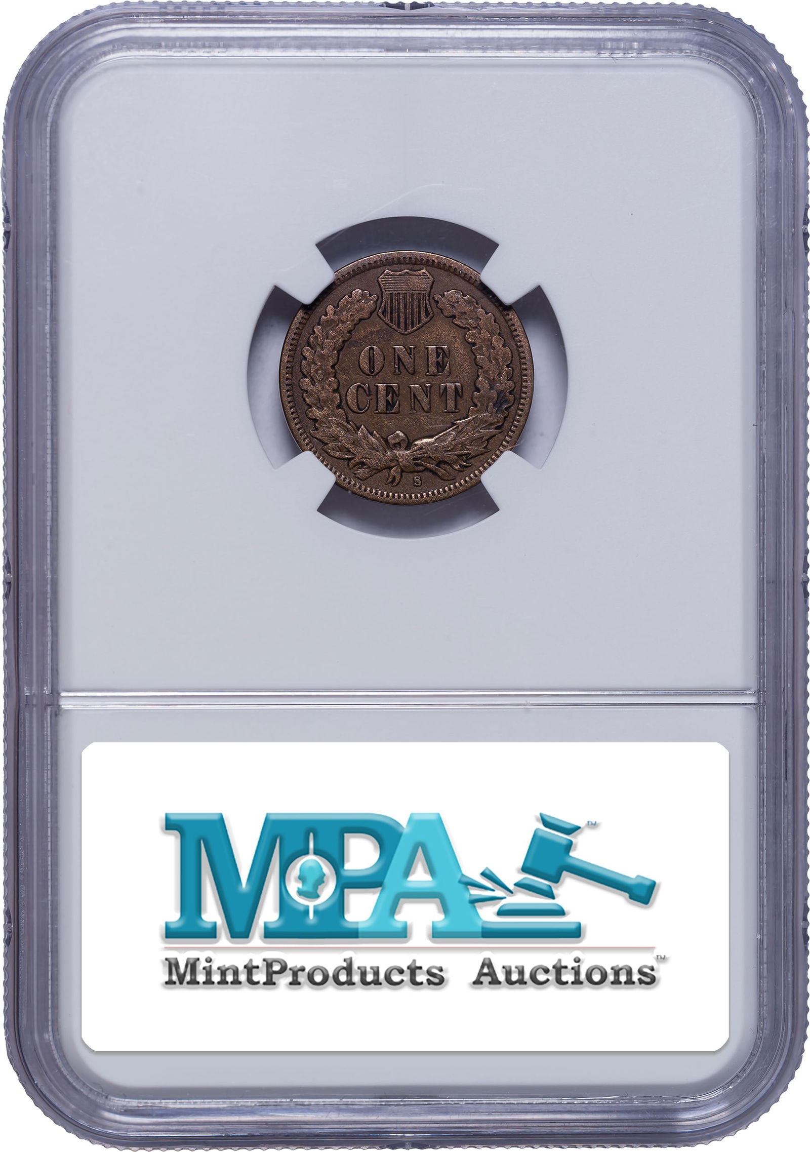 NGC VF-25 1909-S Indian Cent - 2