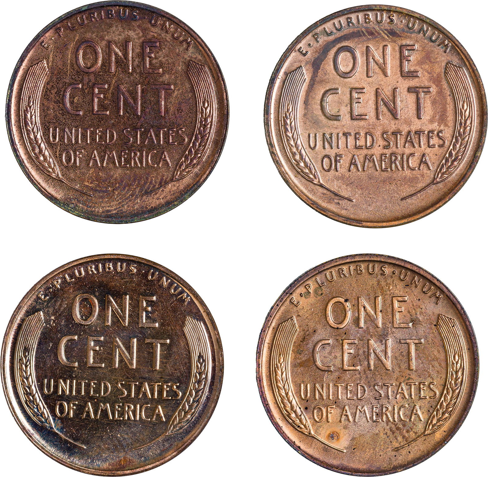 Proof-63 RB Lincoln Cent Foursome - 2