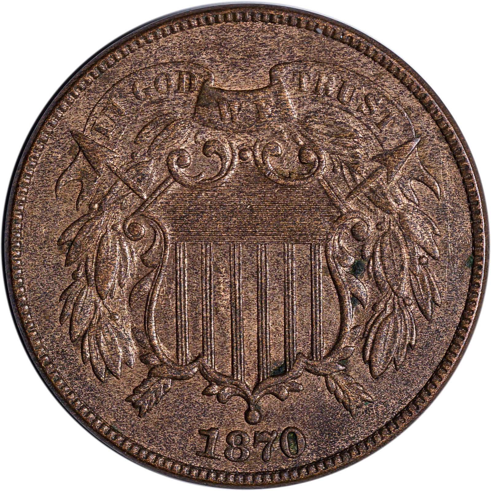 BU-60 RB 1870 Two Cent Piece (1 of 2)