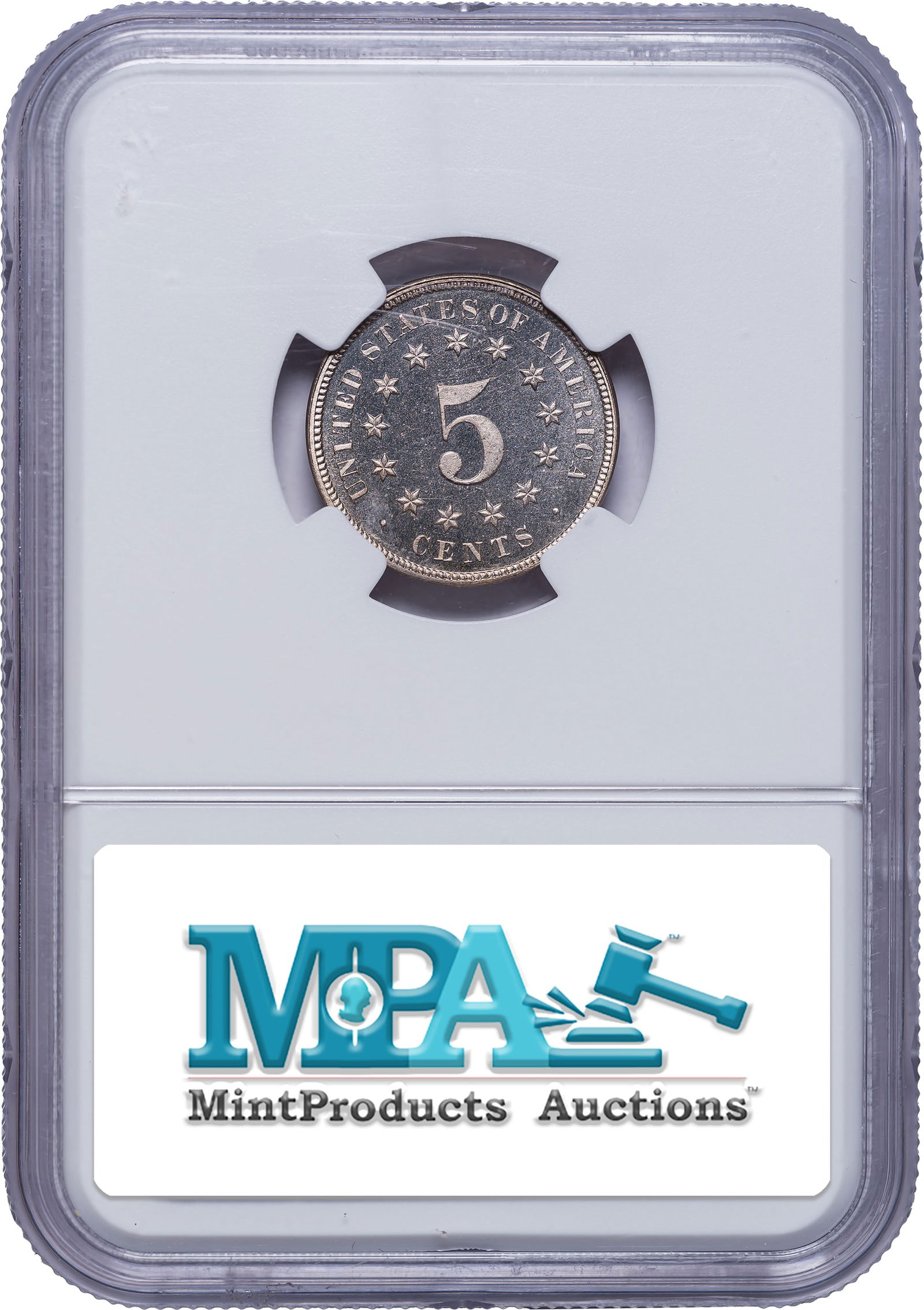 NGC Proof-67 CAMEO 1876 Shield Nickel - 2