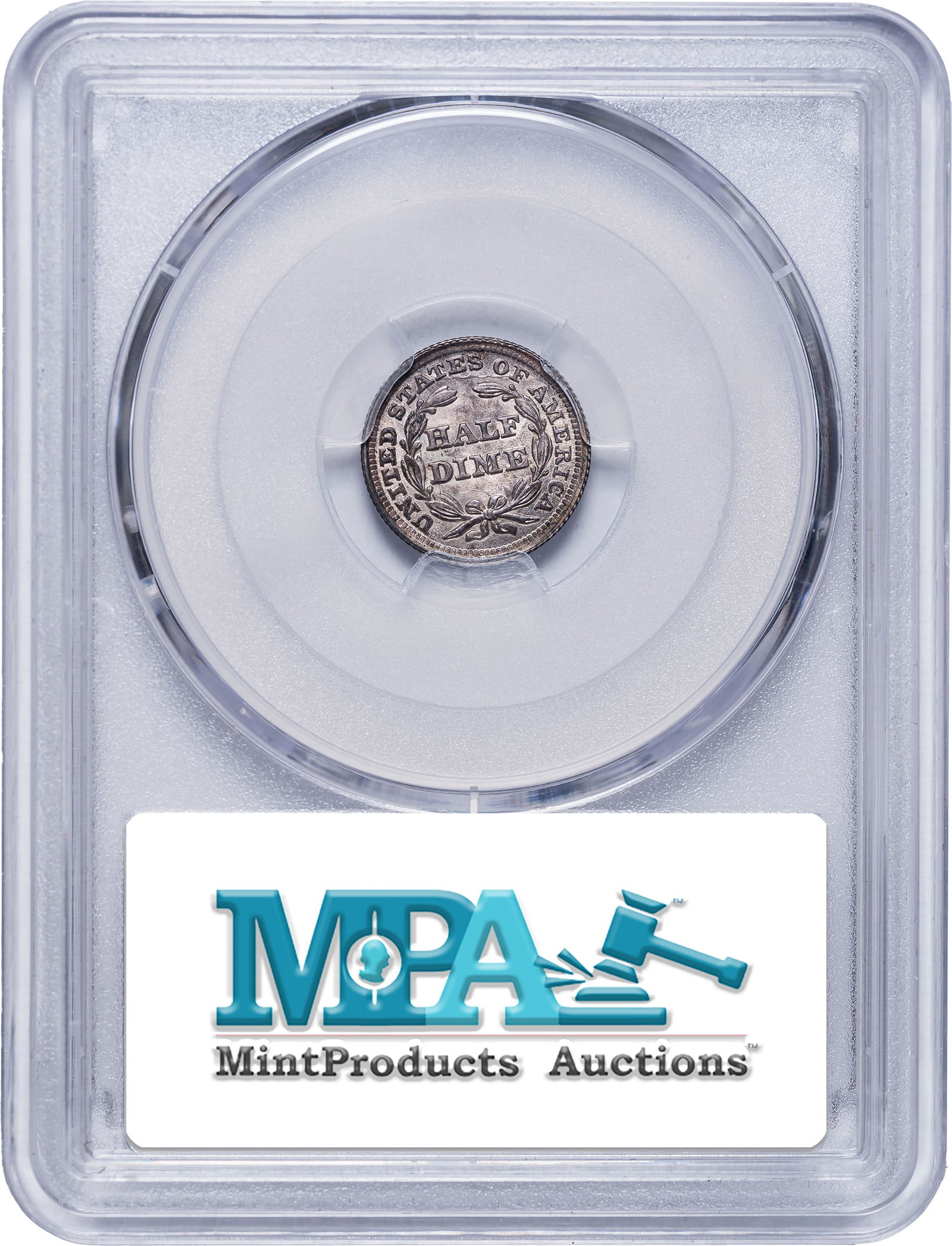 PCGS MS-62 1853 Arrows Half Dime - 2