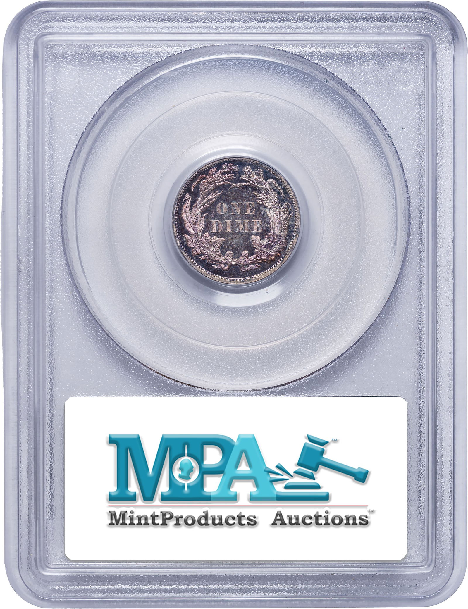 PCGS Proof-64 1883 Seated Dime - 2