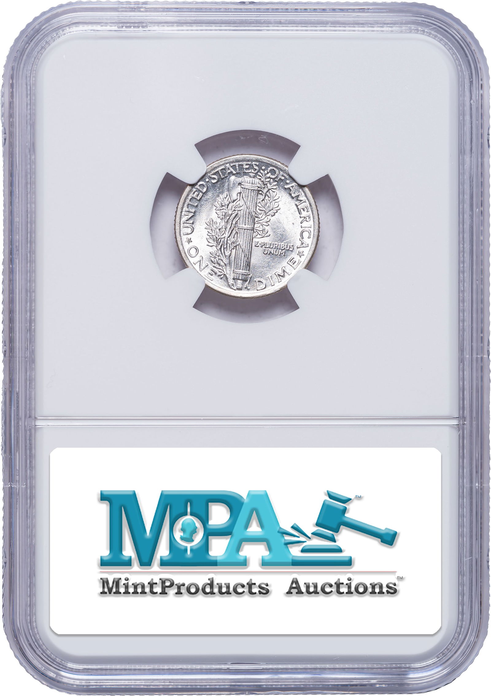 NGC MS-61 FB 1920 Dime - 2