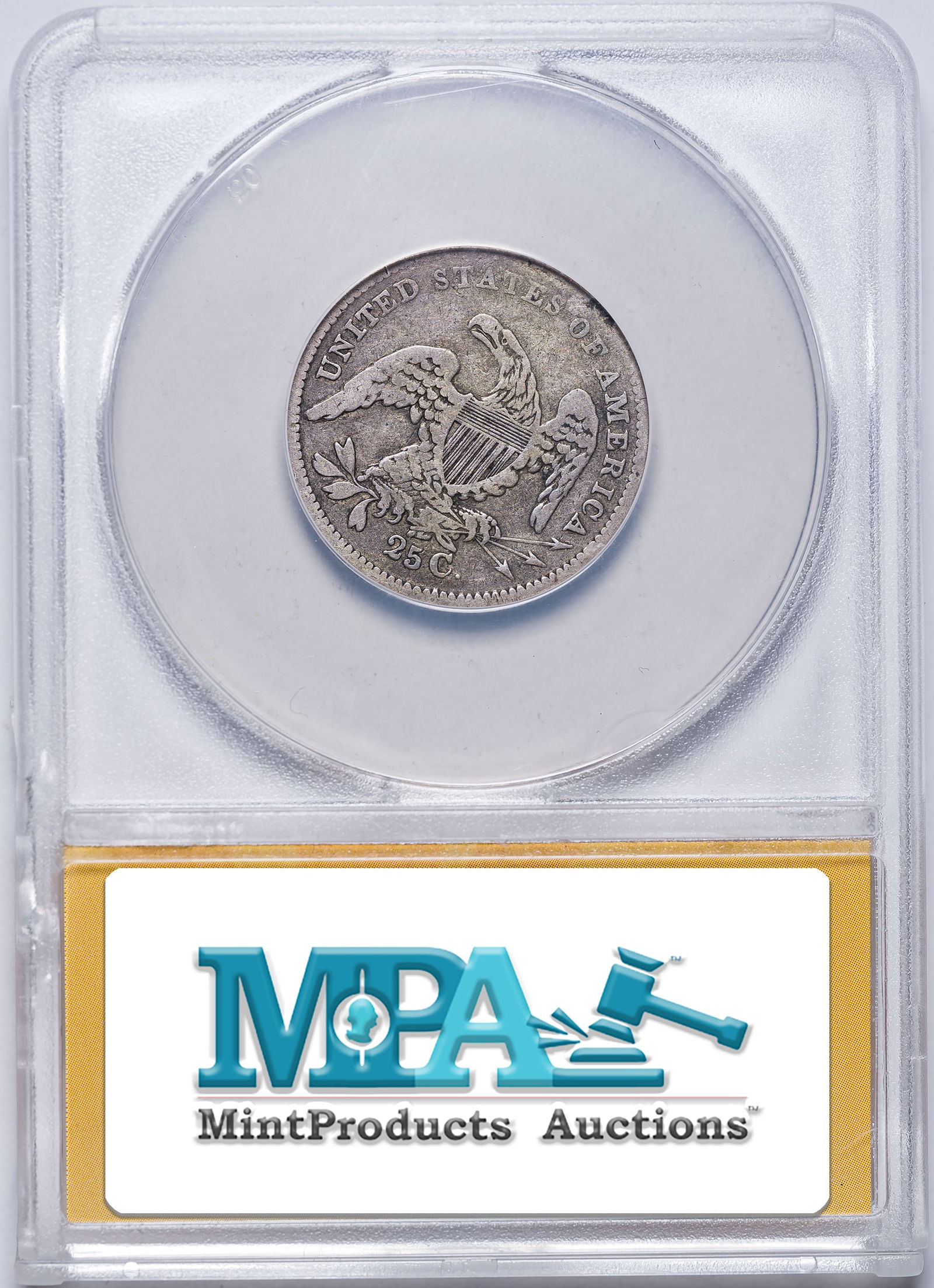 ANACS VG-8 1834 Bust Quarter - 2