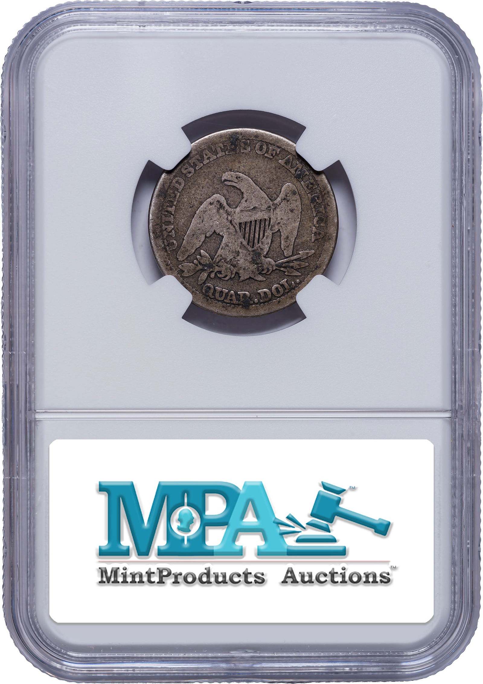 NGC Good-6 1841 Seated Quarter - 2
