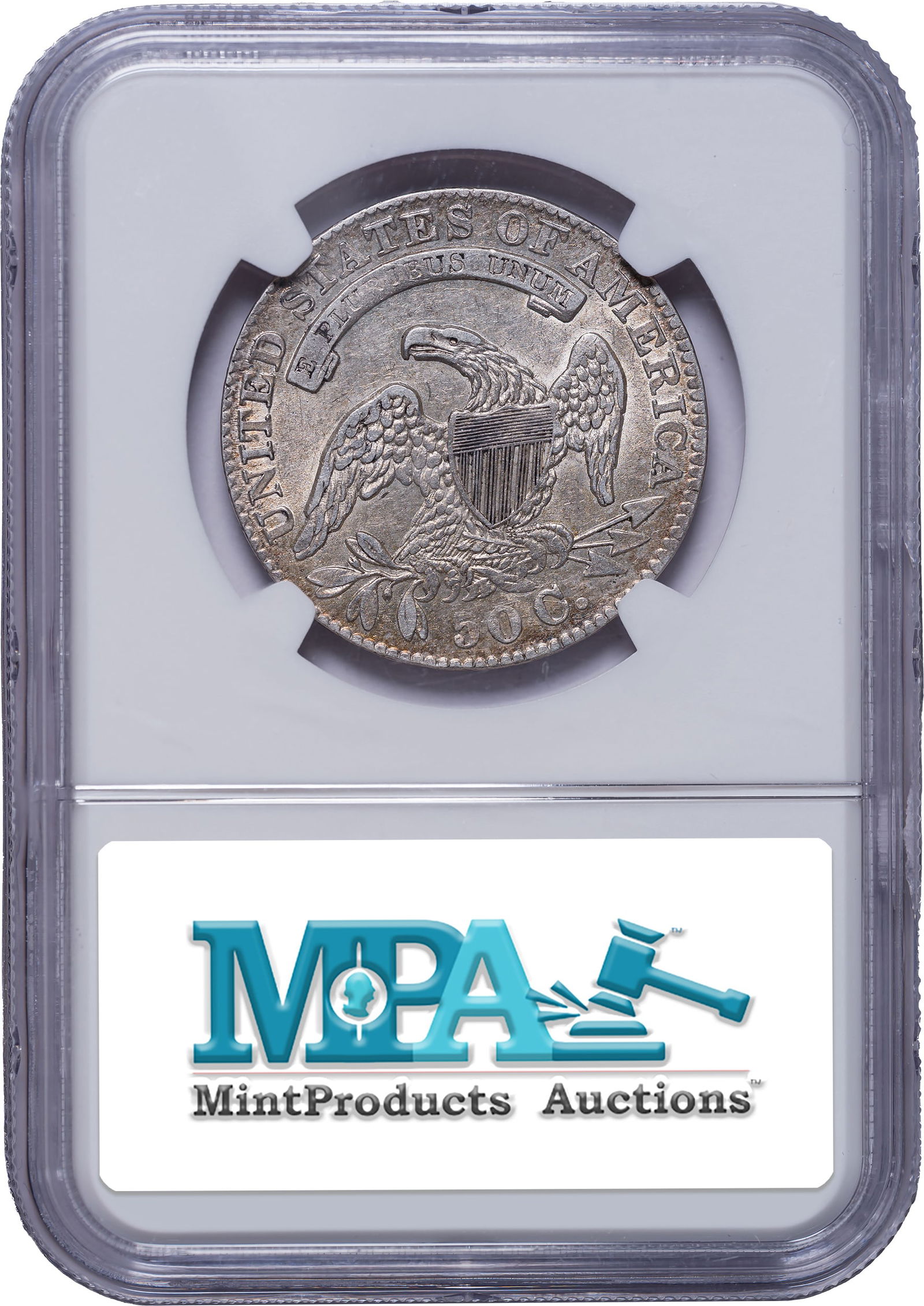 NGC EF-45 1833 Bust Half Dollar - 2