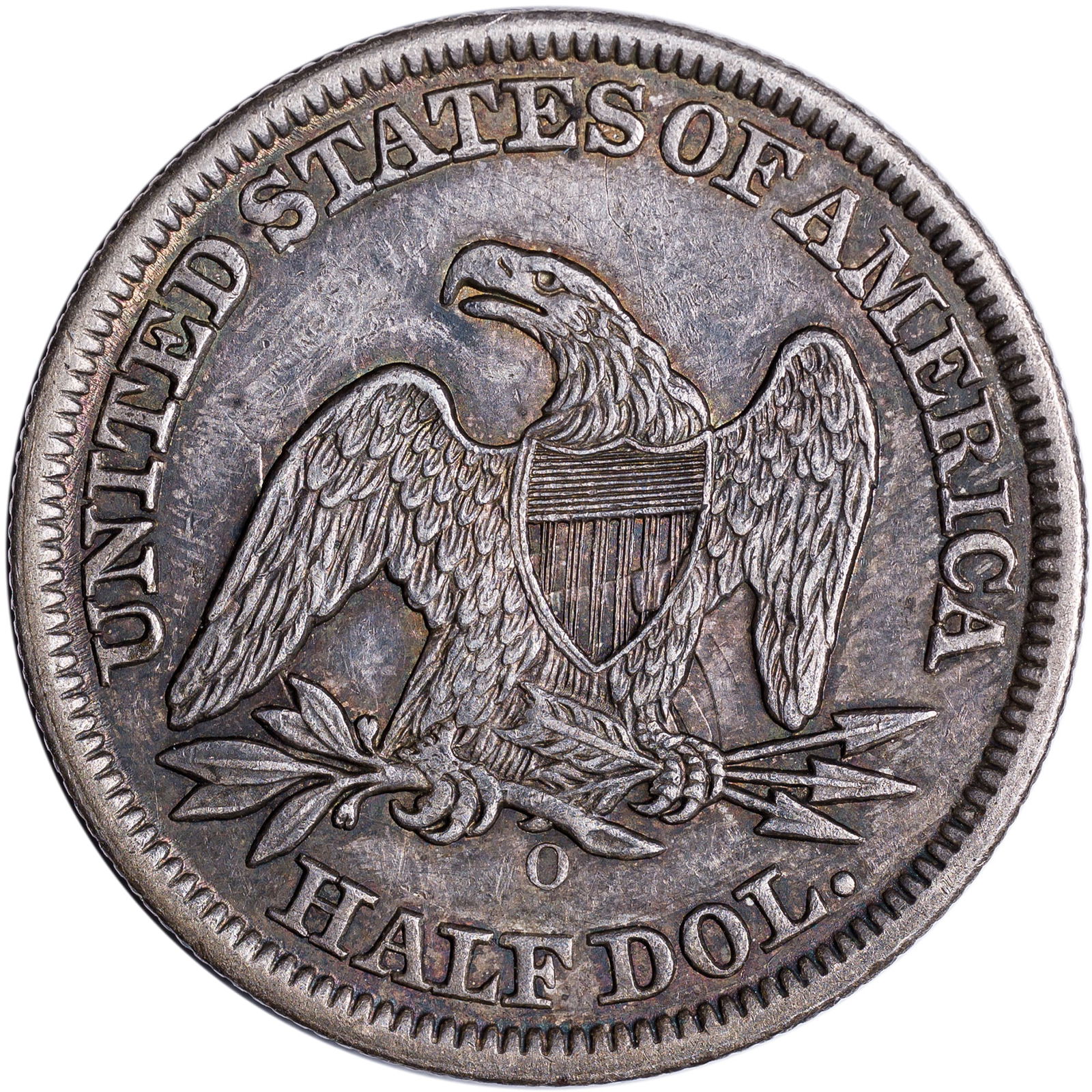 AU-50 1857-O Half Dollar - 2