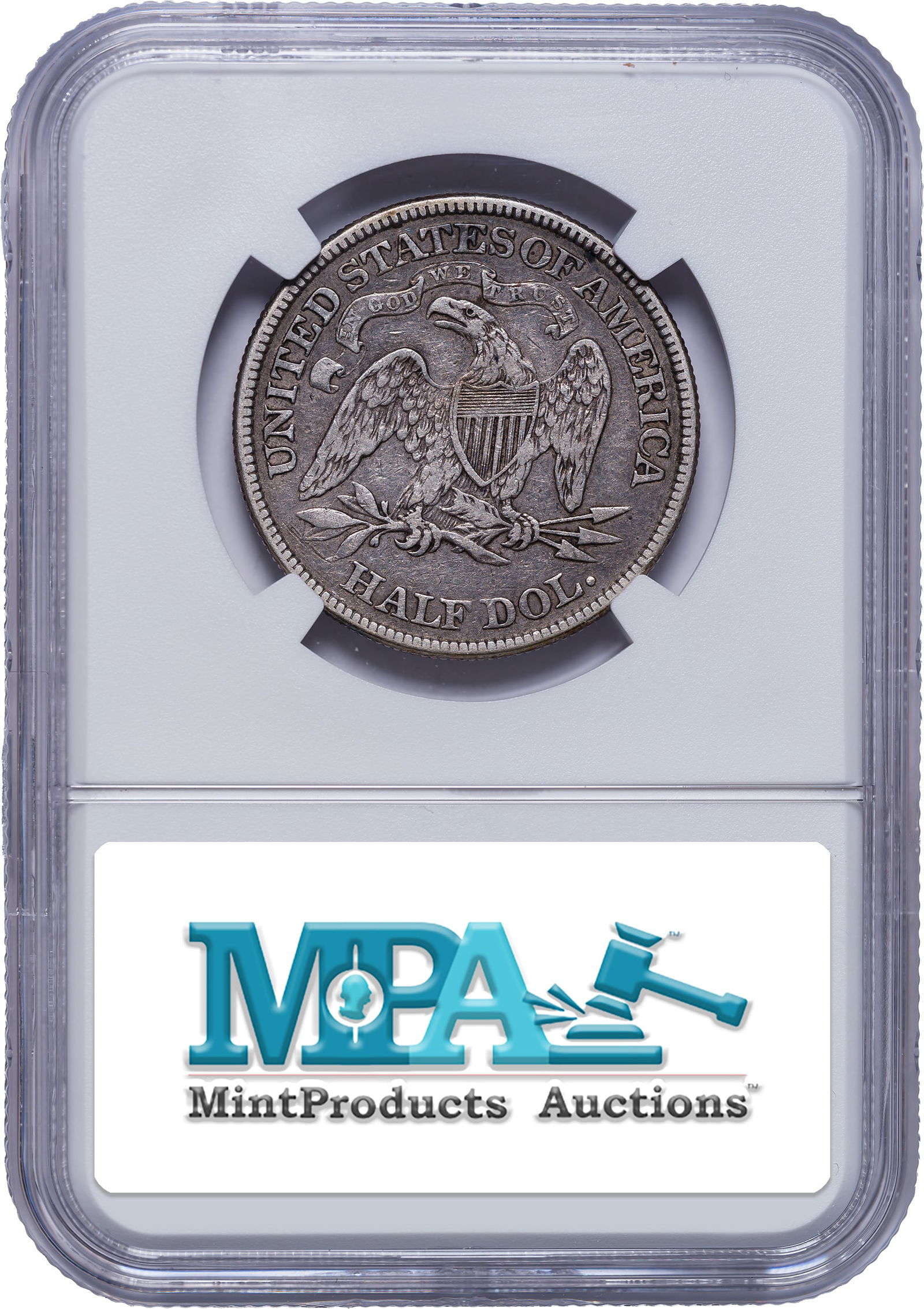 NGC VF Details 1870 Half Dollar - 2