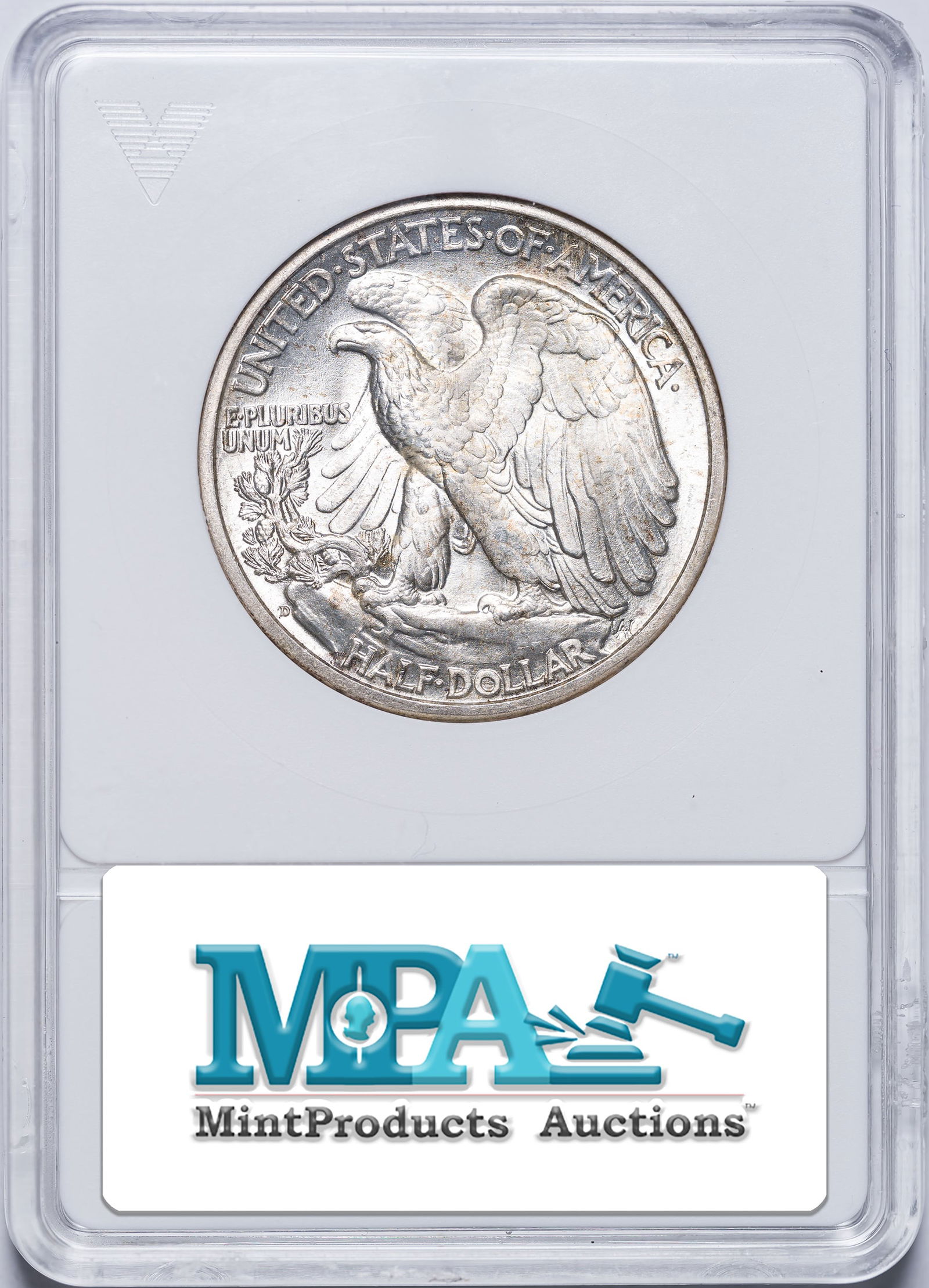 ANACS 1937-D Walking Liberty Half Dollar - 2