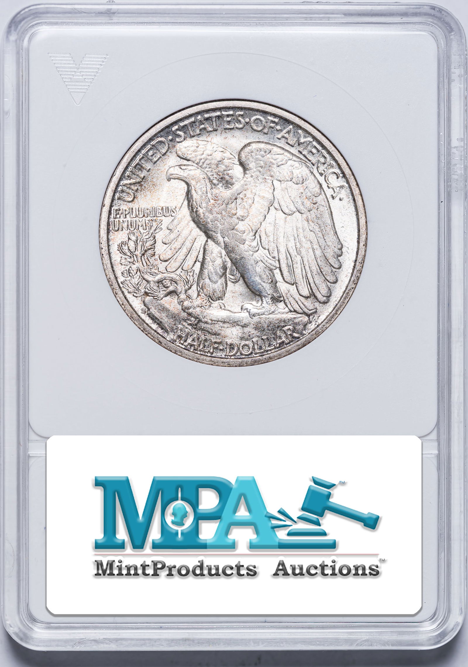 ANACS 1945-S Walking Liberty Half Dollar - 2