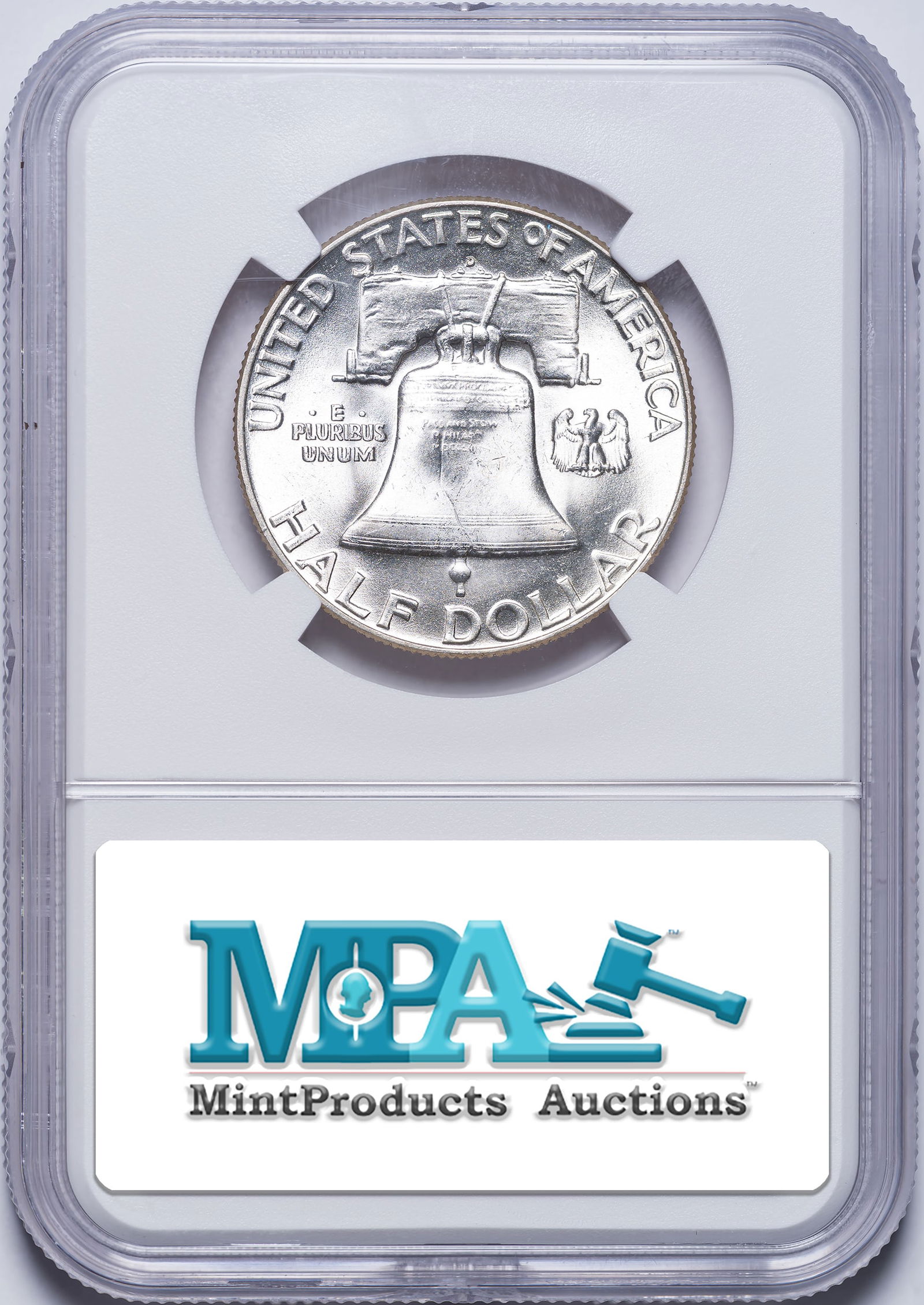 NGC 1950-D MS-65 FBL Franklin Half Dollar - 2