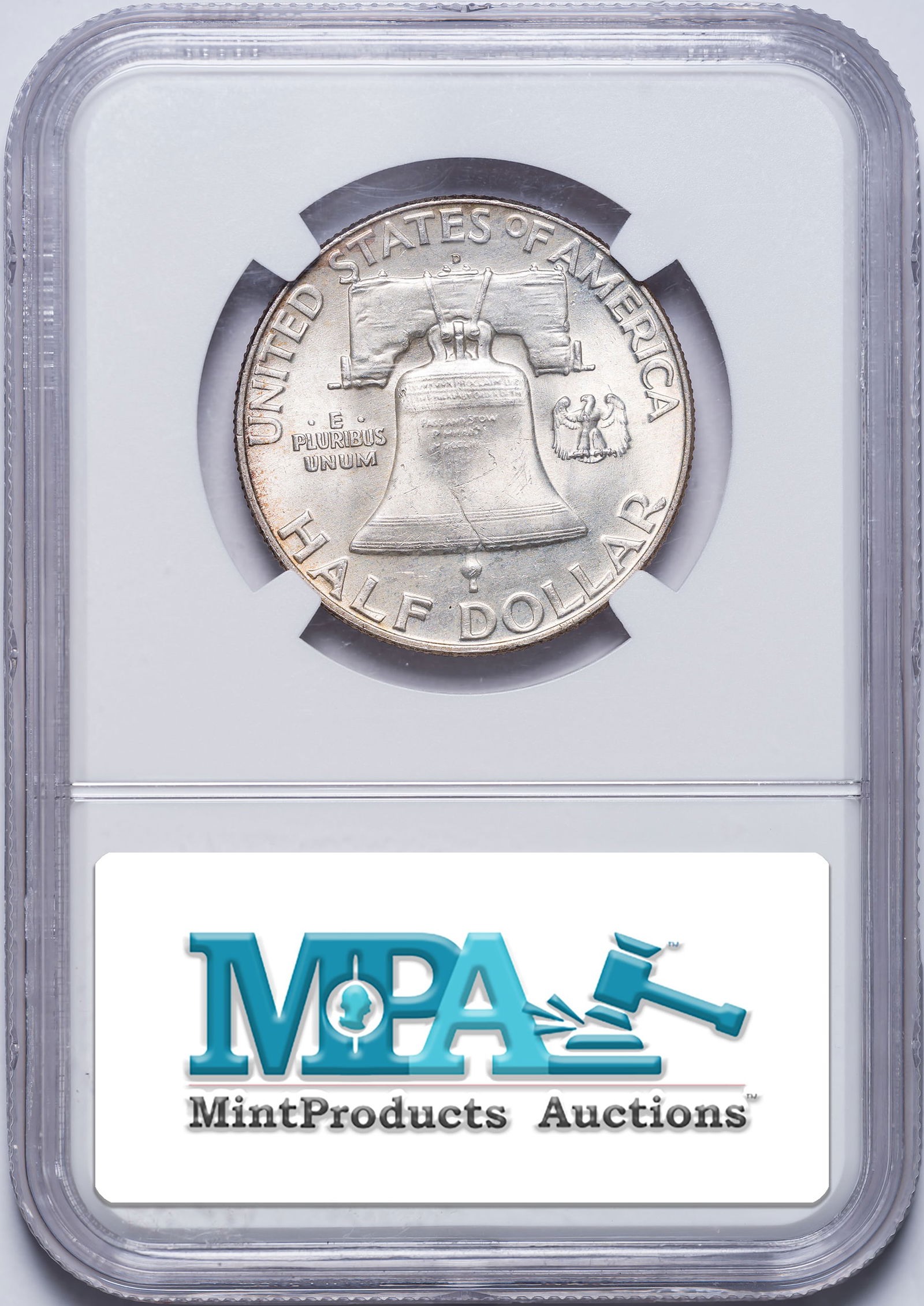 NGC MS-65 FBL 1951-D Franklin Half Dollar - 2