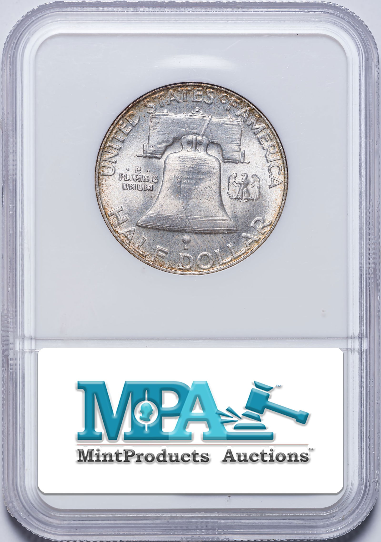 NGC MS-65 FBL 1952-D Franklin Half Dollar - 2