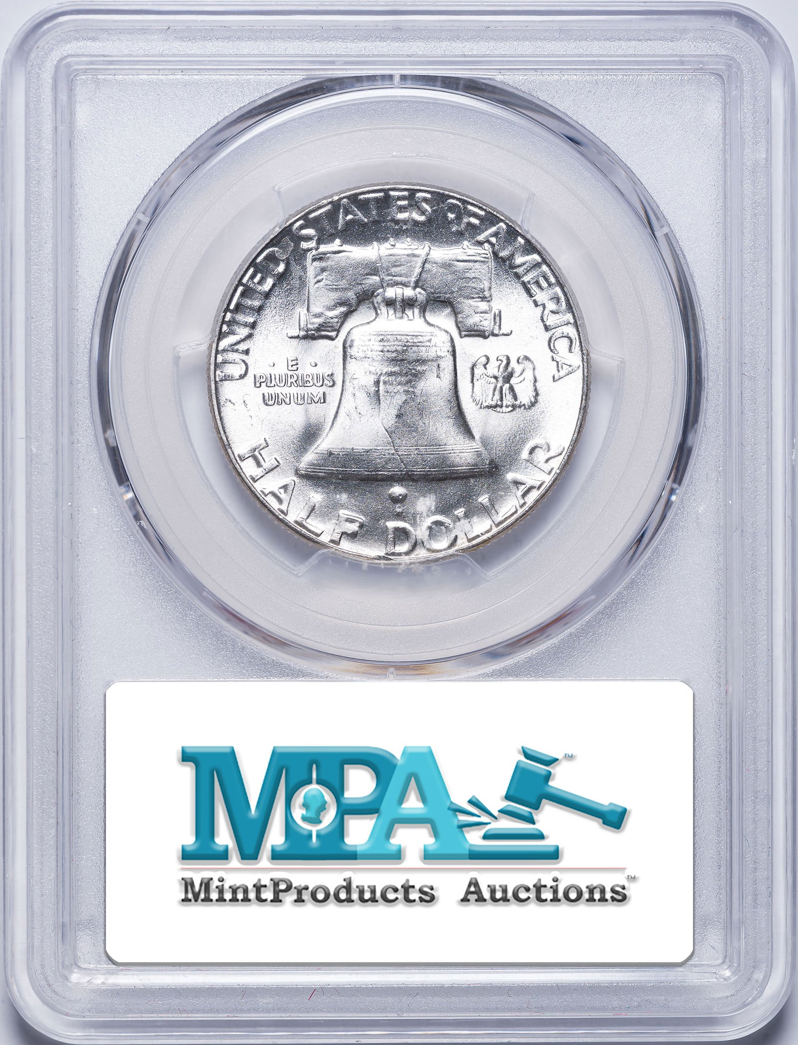 PCGS MS-65 FBL 1954 Franklin Half Dollar - 2