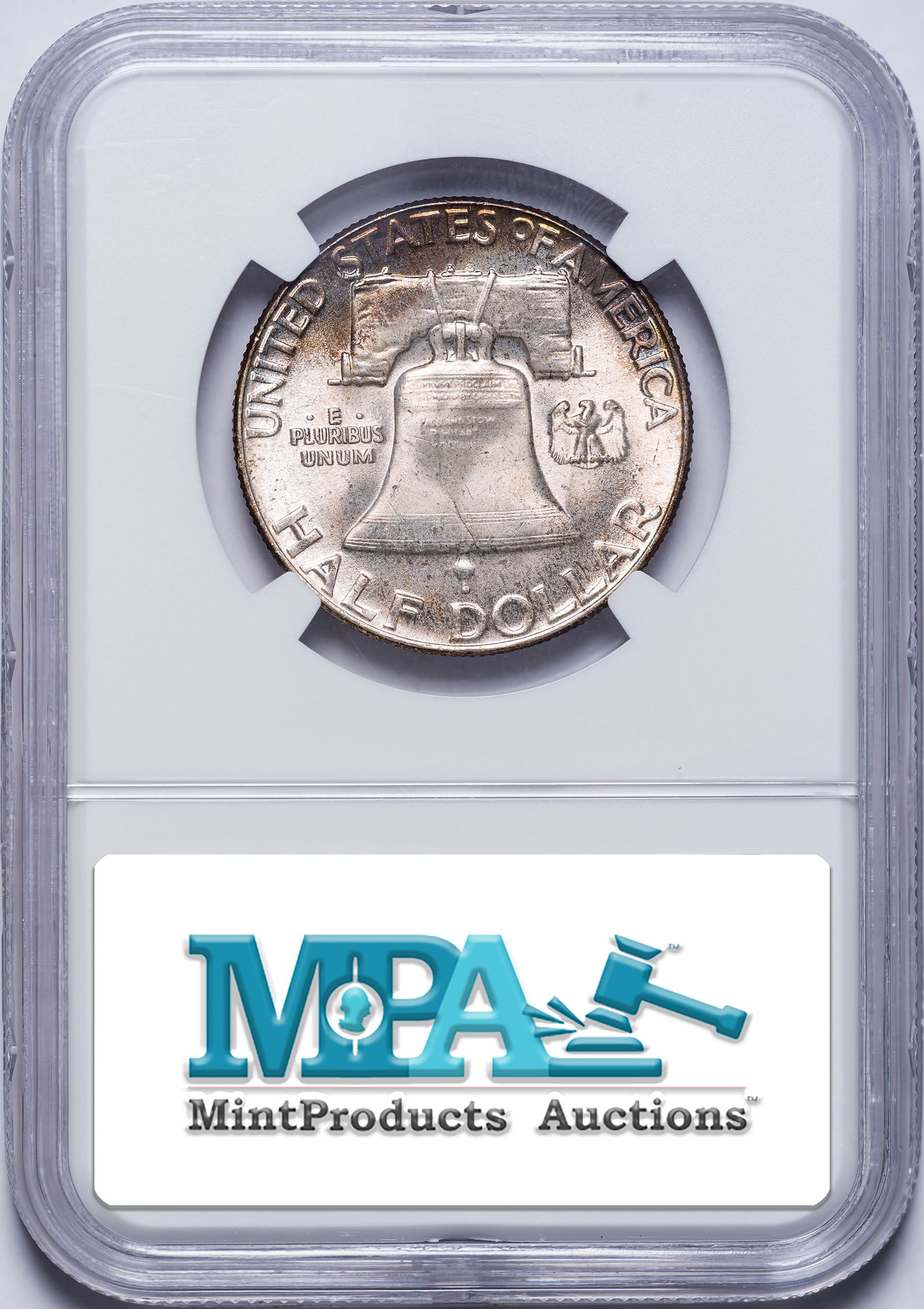 NGC MS-65+ FBL 1956 Franklin Half Dollar - 2