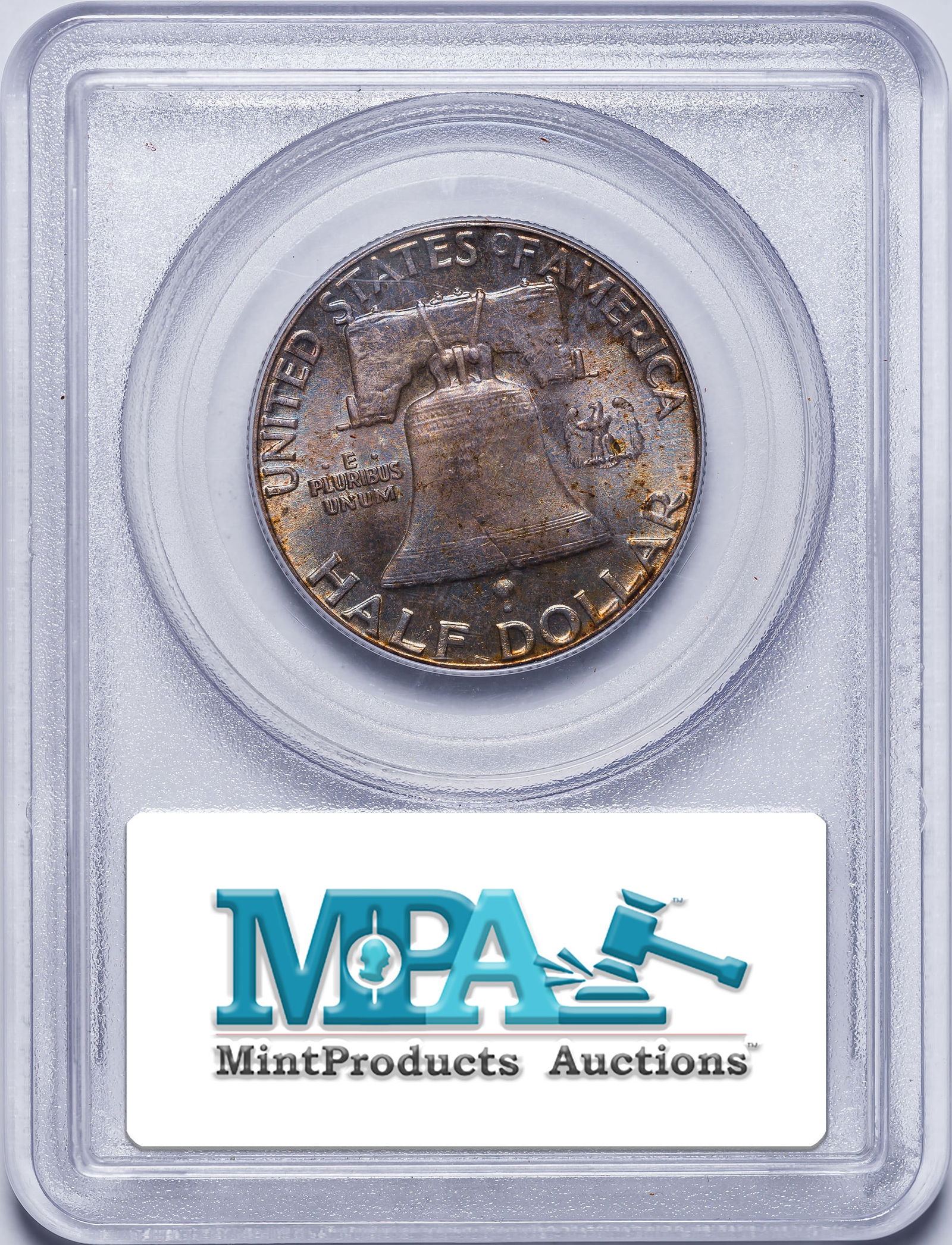 PCGS MS-65 FBL 1958 Franklin Half Dollar - 2