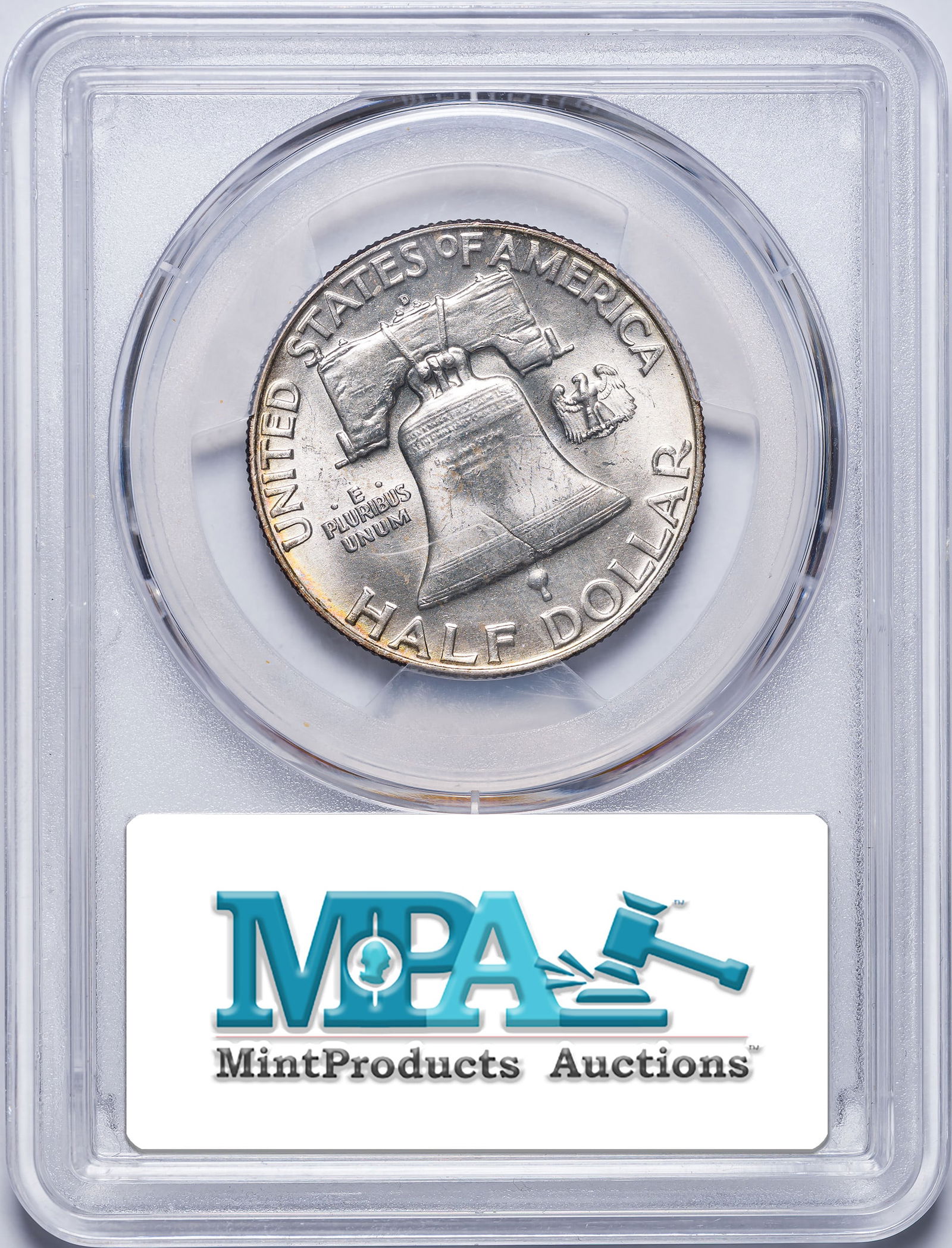 PCGS MS-65 FBL 1958-D Franklin Half Dollar - 2