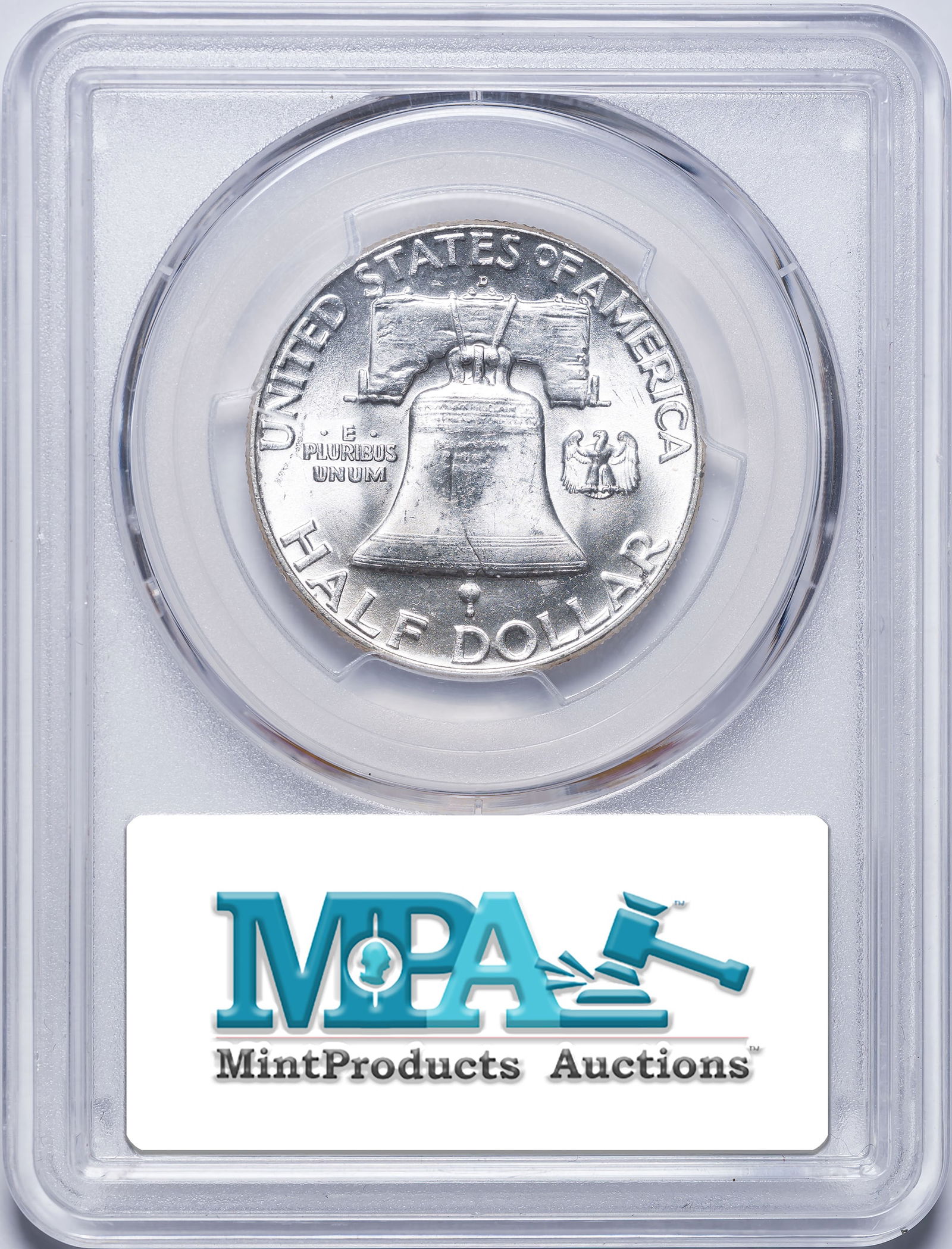 PCGS MS-65 FBL 1960-D Franklin Half Dollar - 2