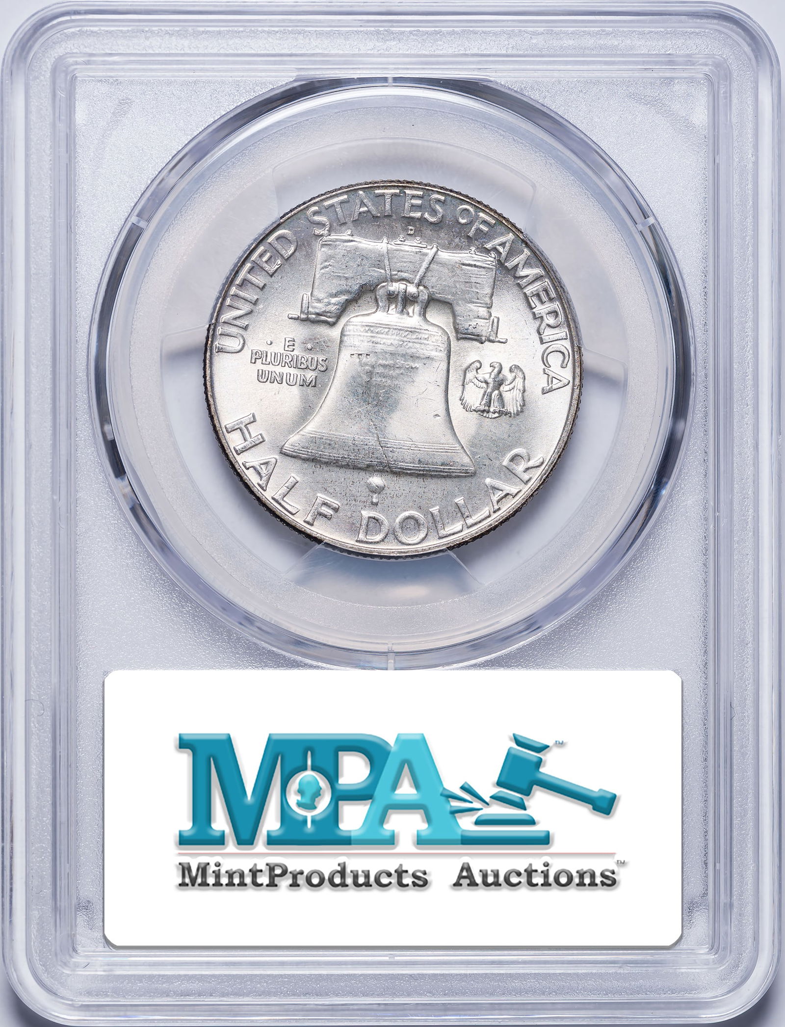 PCGS MS-65 FBL 1961-D Franklin Half Dollar - 2