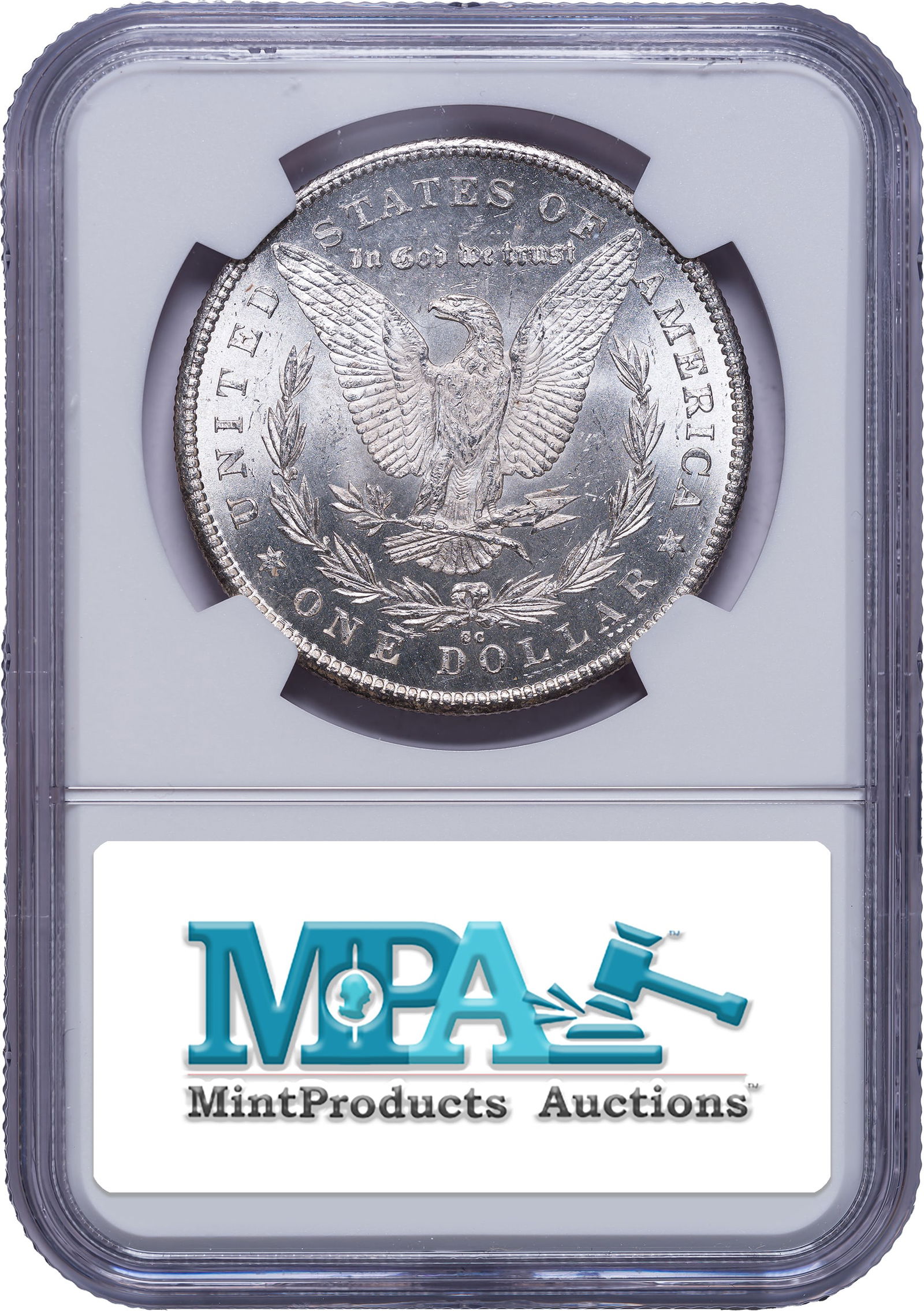 NGC MS-63 1878-CC Morgan Dollar - 2