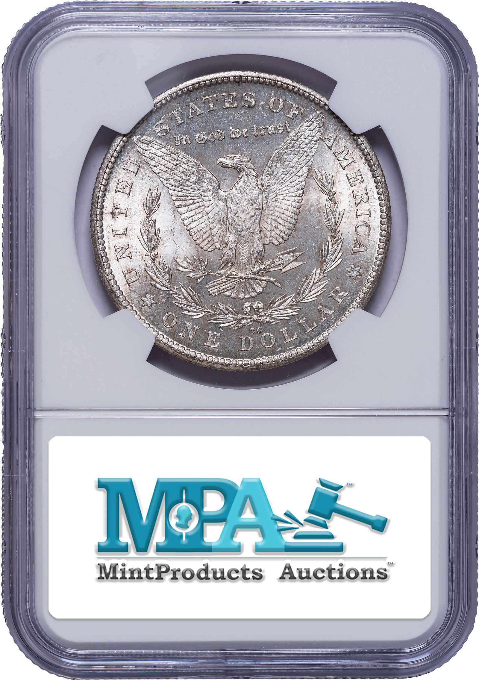 NGC MS-63 1878-CC Morgan Dollar - 2
