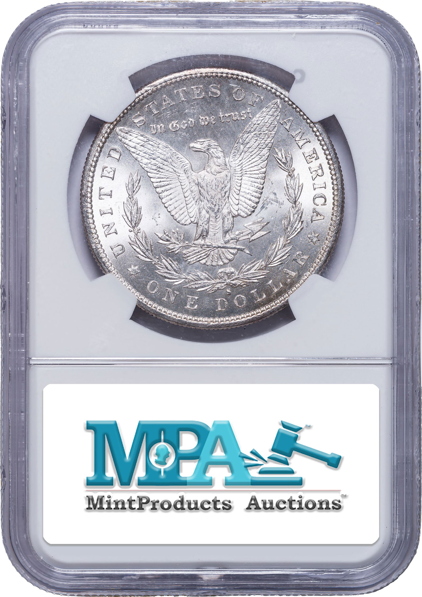 NGC MS-63 Toned 1879-S Morgan Dollar - 2