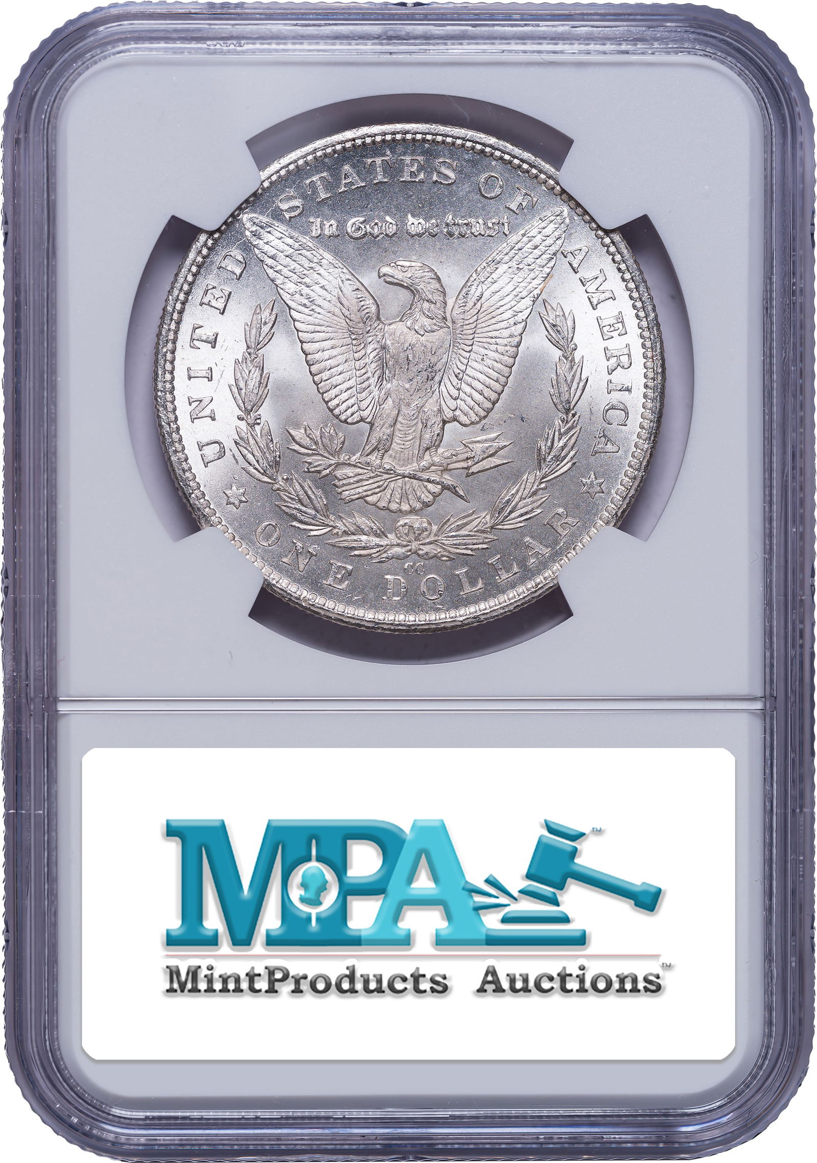 NGC MS-63 1880-CC Morgan Dollar - 2