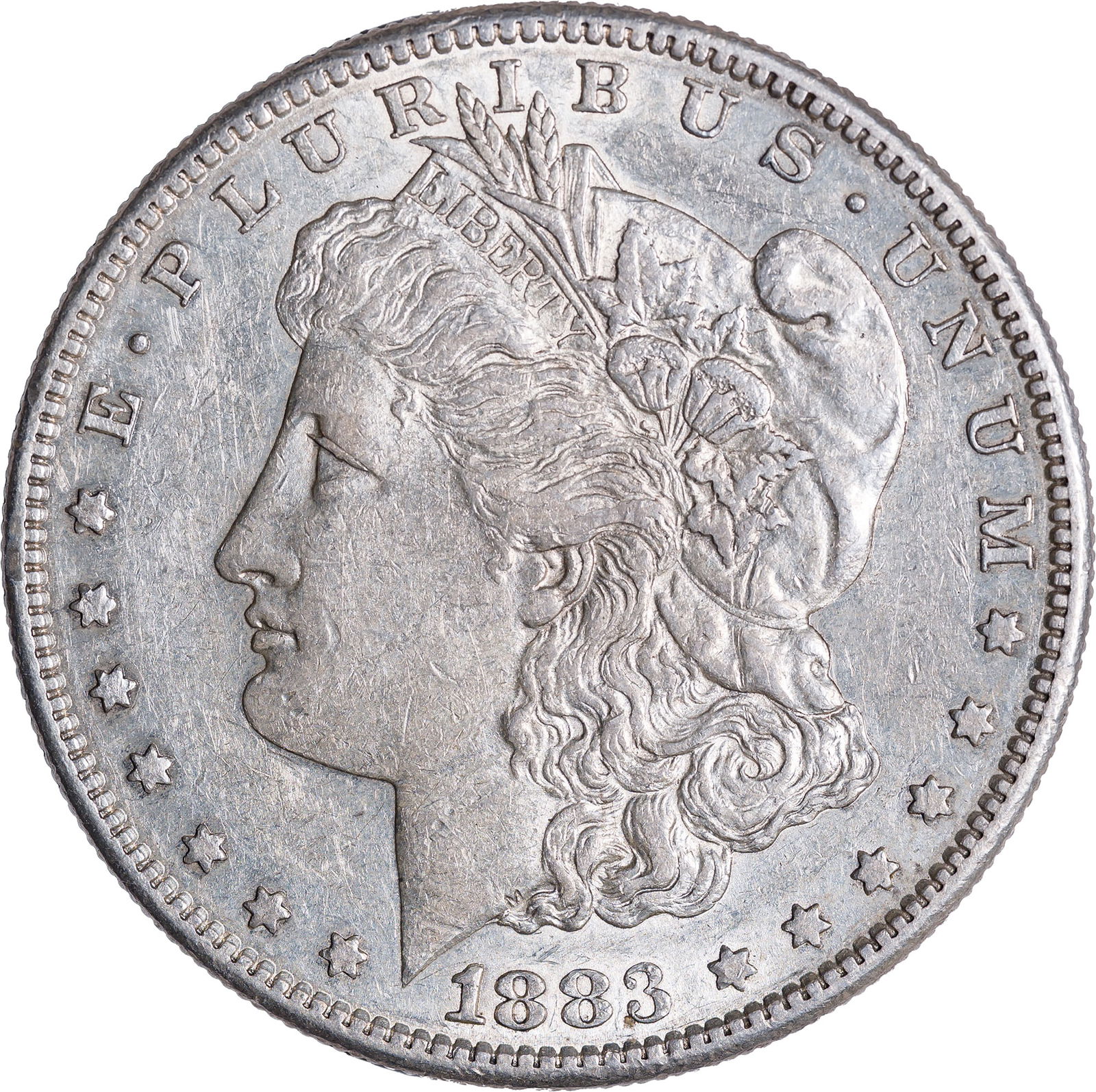 AU-50 1883-S Morgan Dollar (1 of 2)