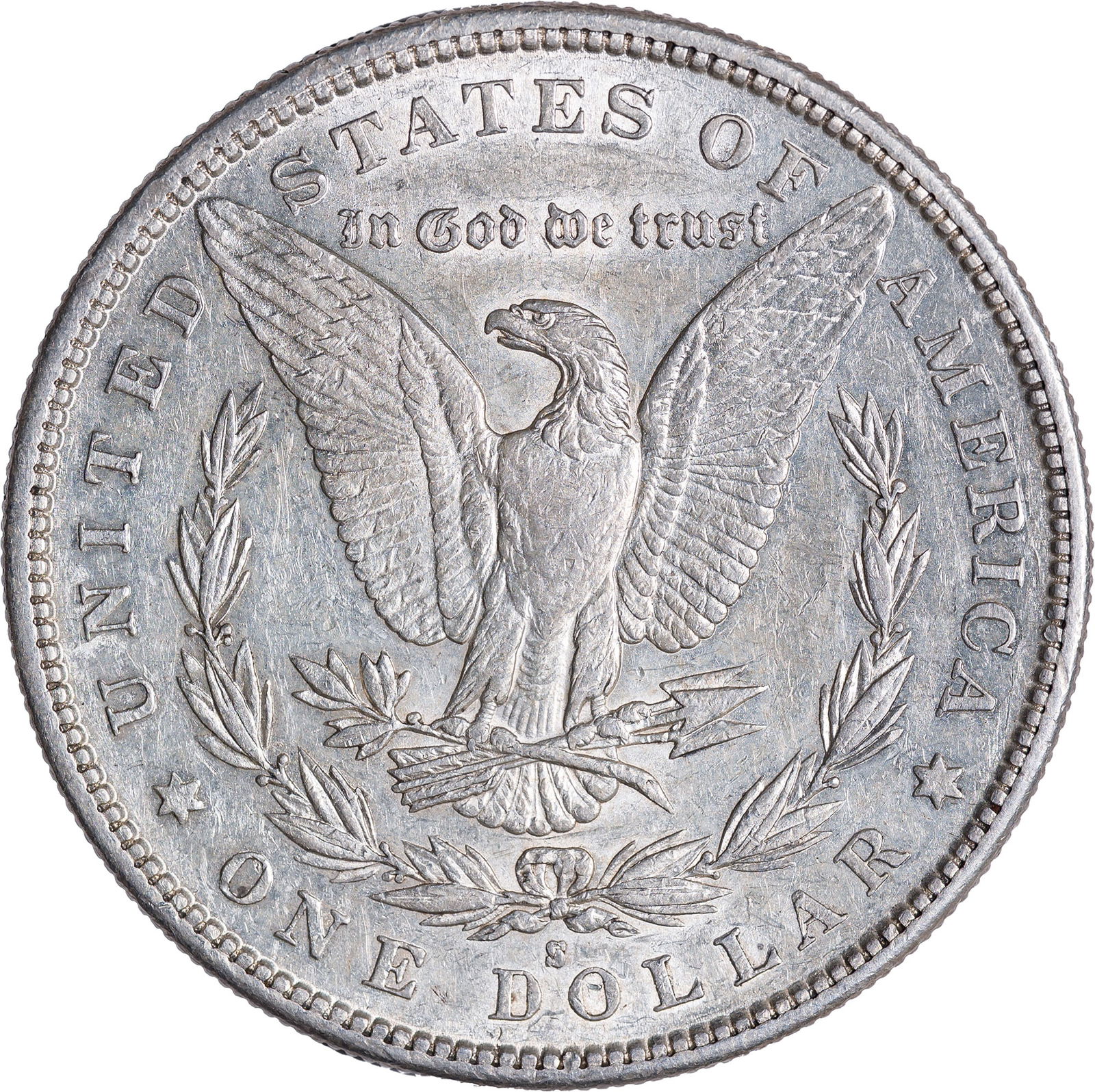 AU-50 1883-S Morgan Dollar - 2