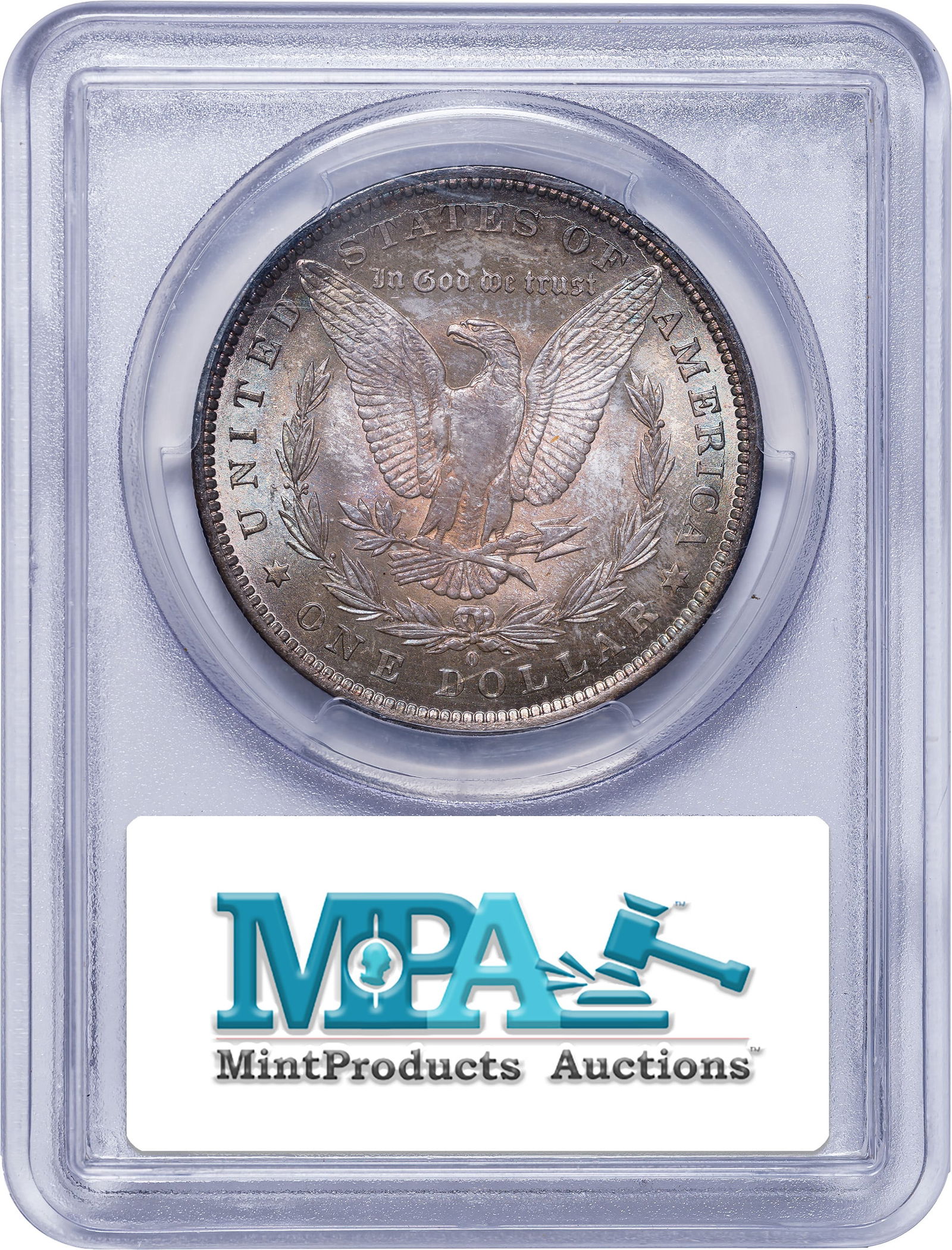 PCGS MS-63 Toned 1884-O Morgan Dollar - 2