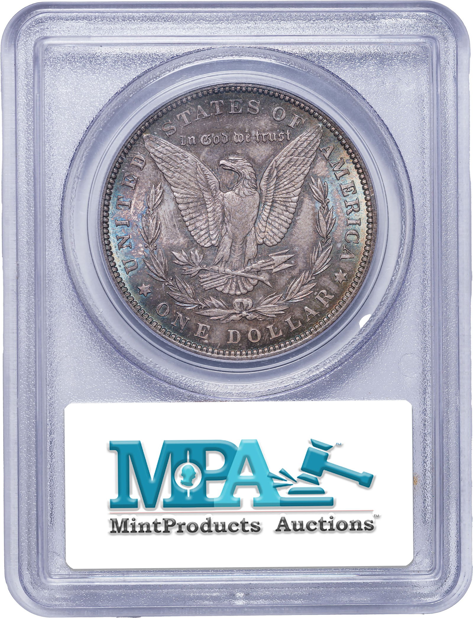PCGS MS-63 Toned 1889 Morgan Dollar - 2