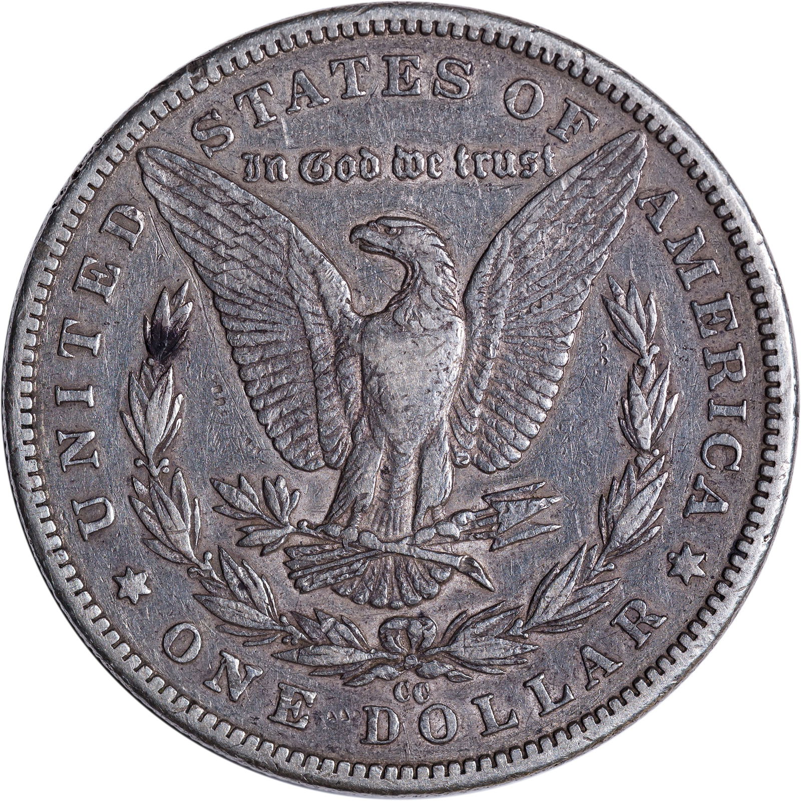 EF-40+ 1889-CC Morgan Dollar - 2