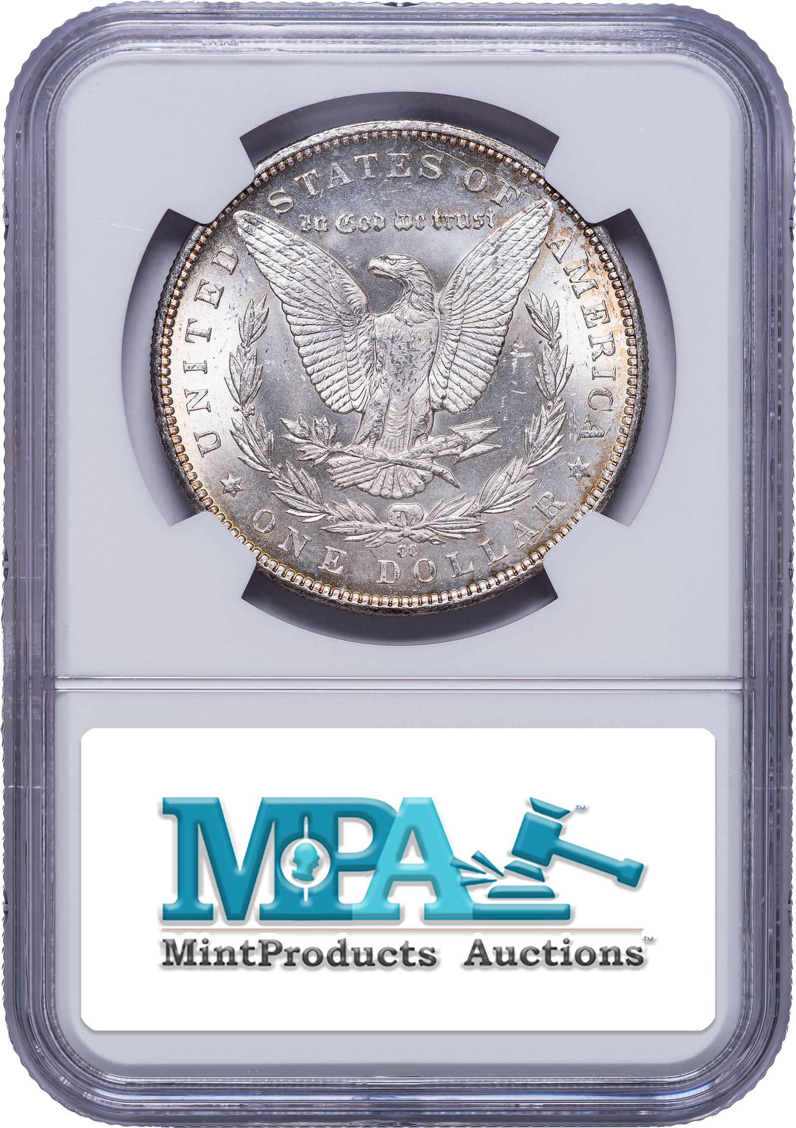 NGC MS-62 1891-CC Morgan Dollar - 2