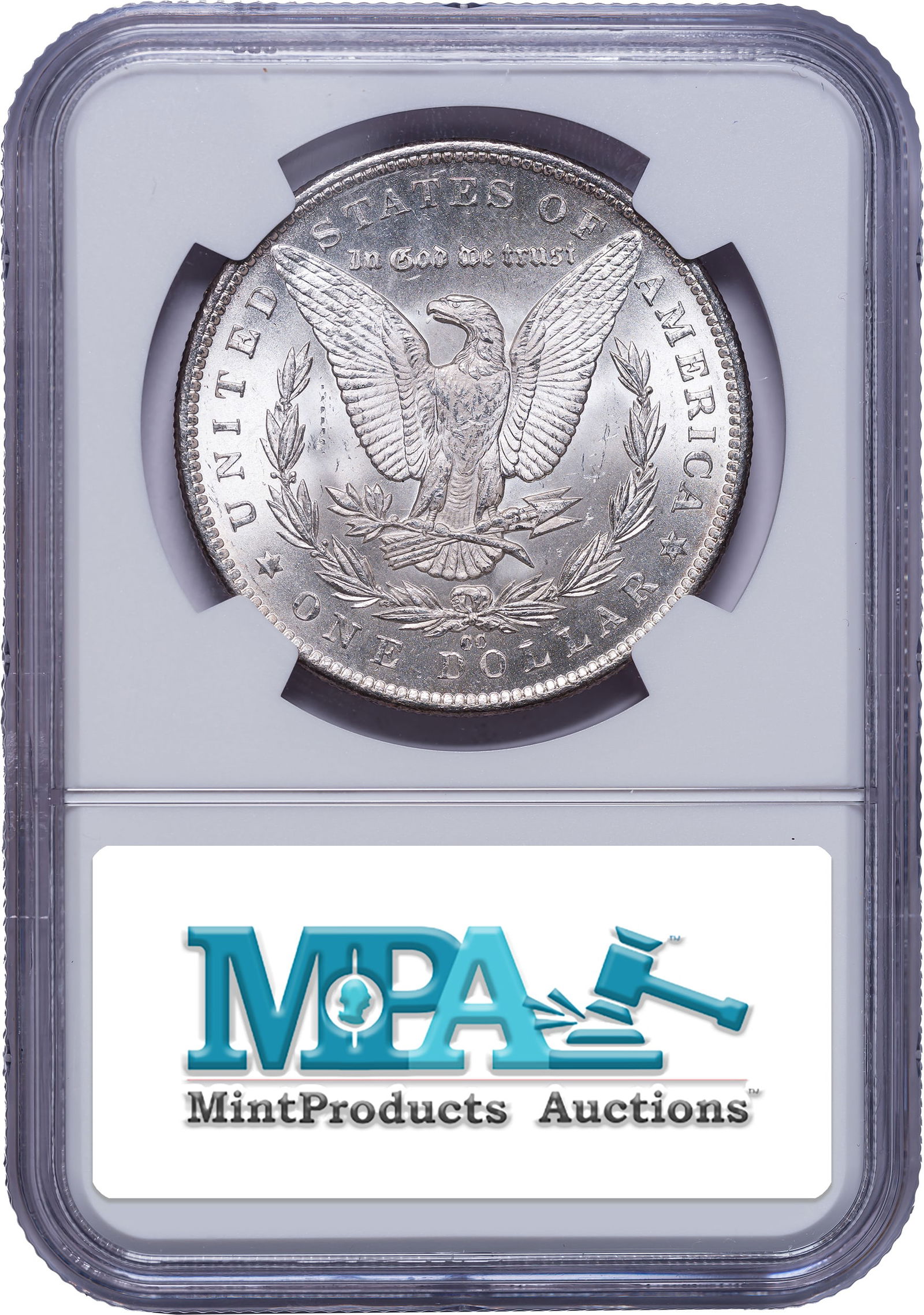NGC MS-62 1891-CC Morgan Dollar - 2