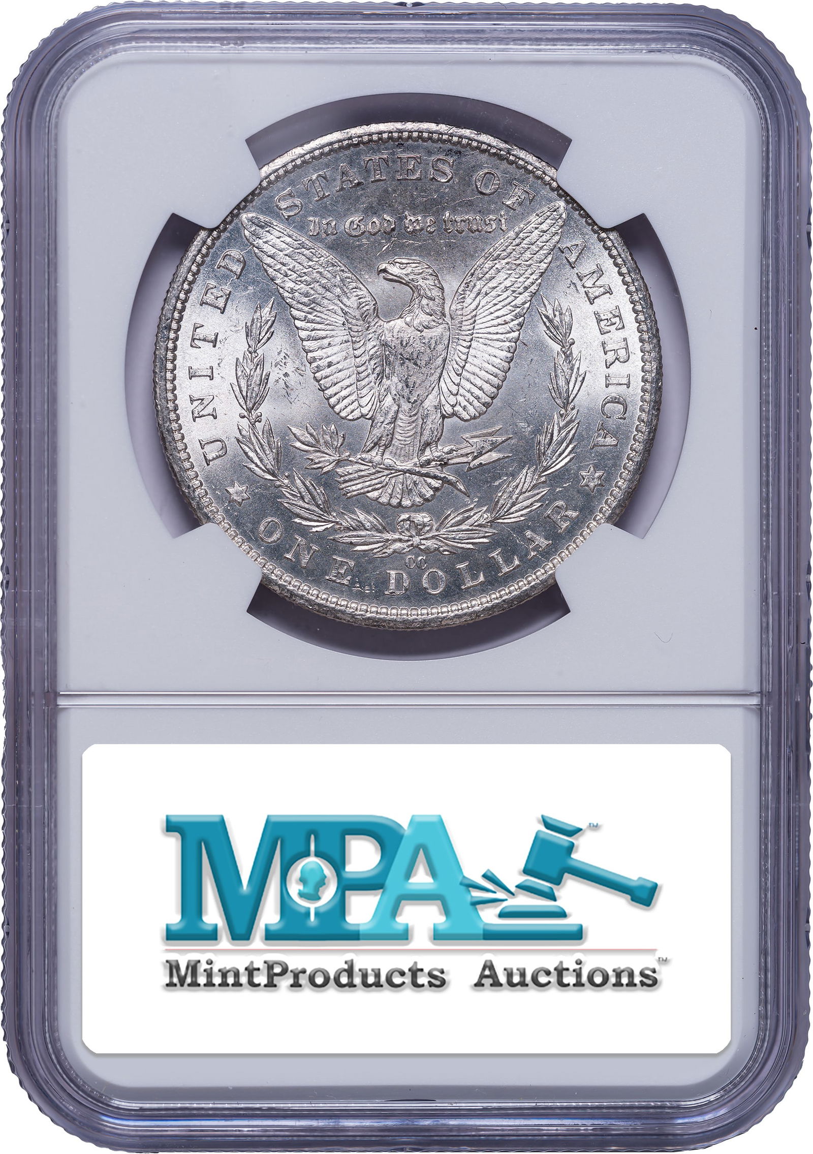 NGC MS-63 1892-CC Morgan Dollar - 2