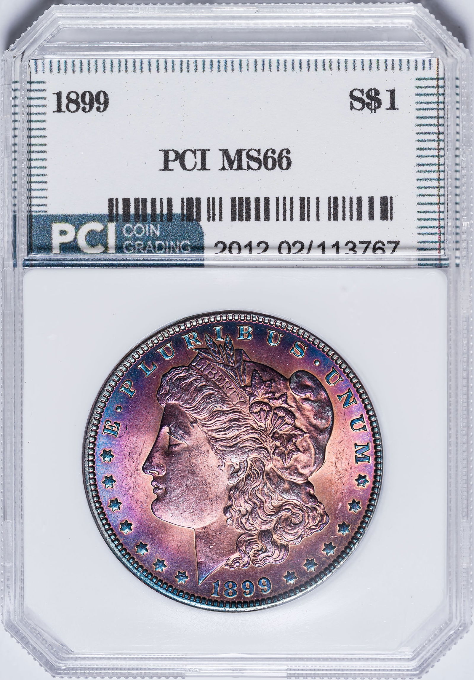 PCI MS-66 1899 Morgan Dollar (1 of 2)