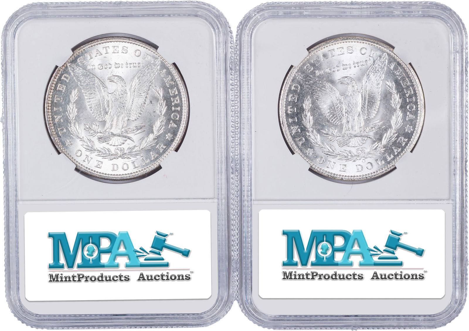 Generic Certified Morgan Dollar Pair - 2
