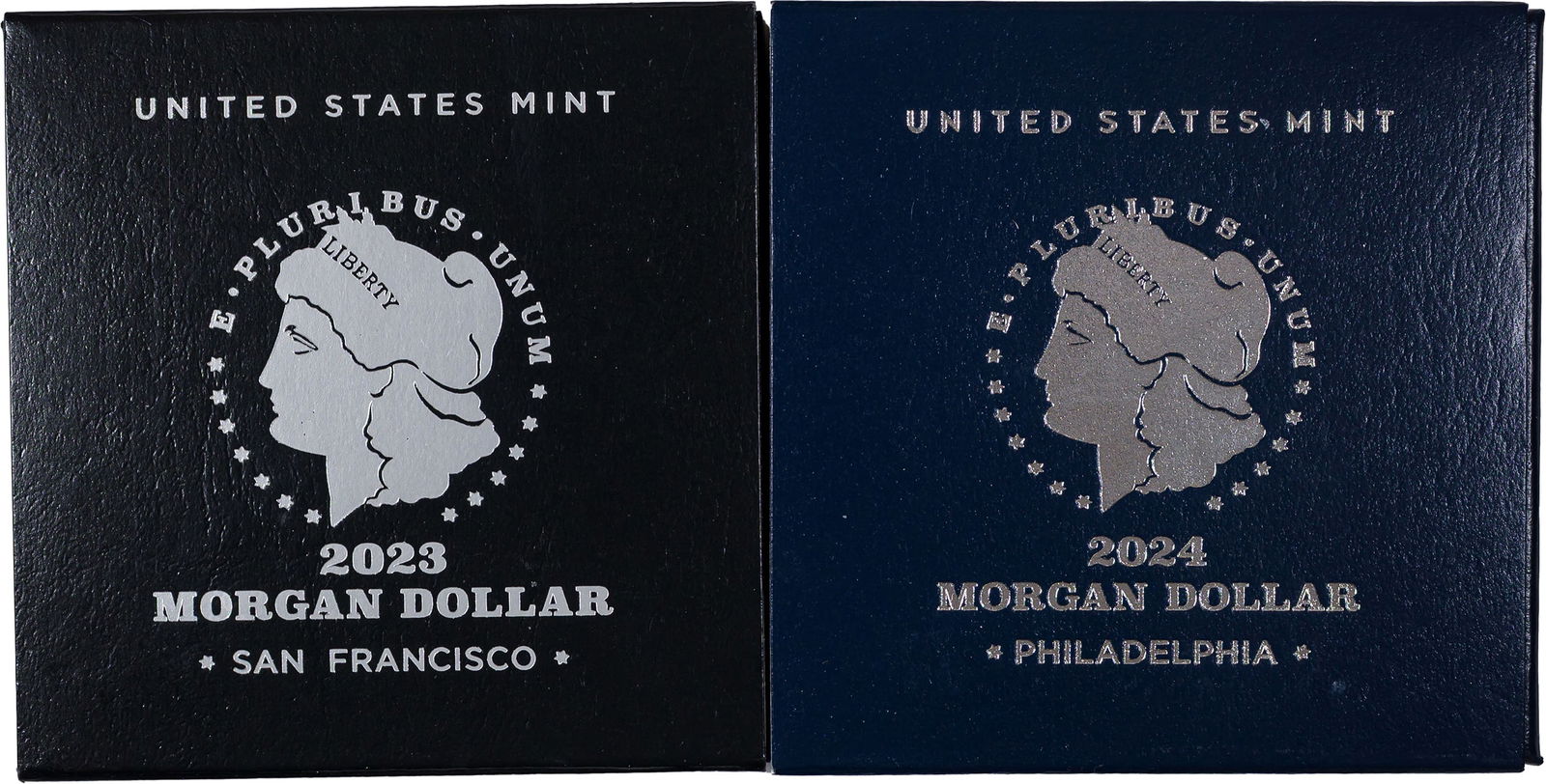 2023 & 2024 Morgan Dollar Pair: The 2023 is a proof and the 2024 is an UNC. Both are housed in OGP. (Total: 2 pcs)