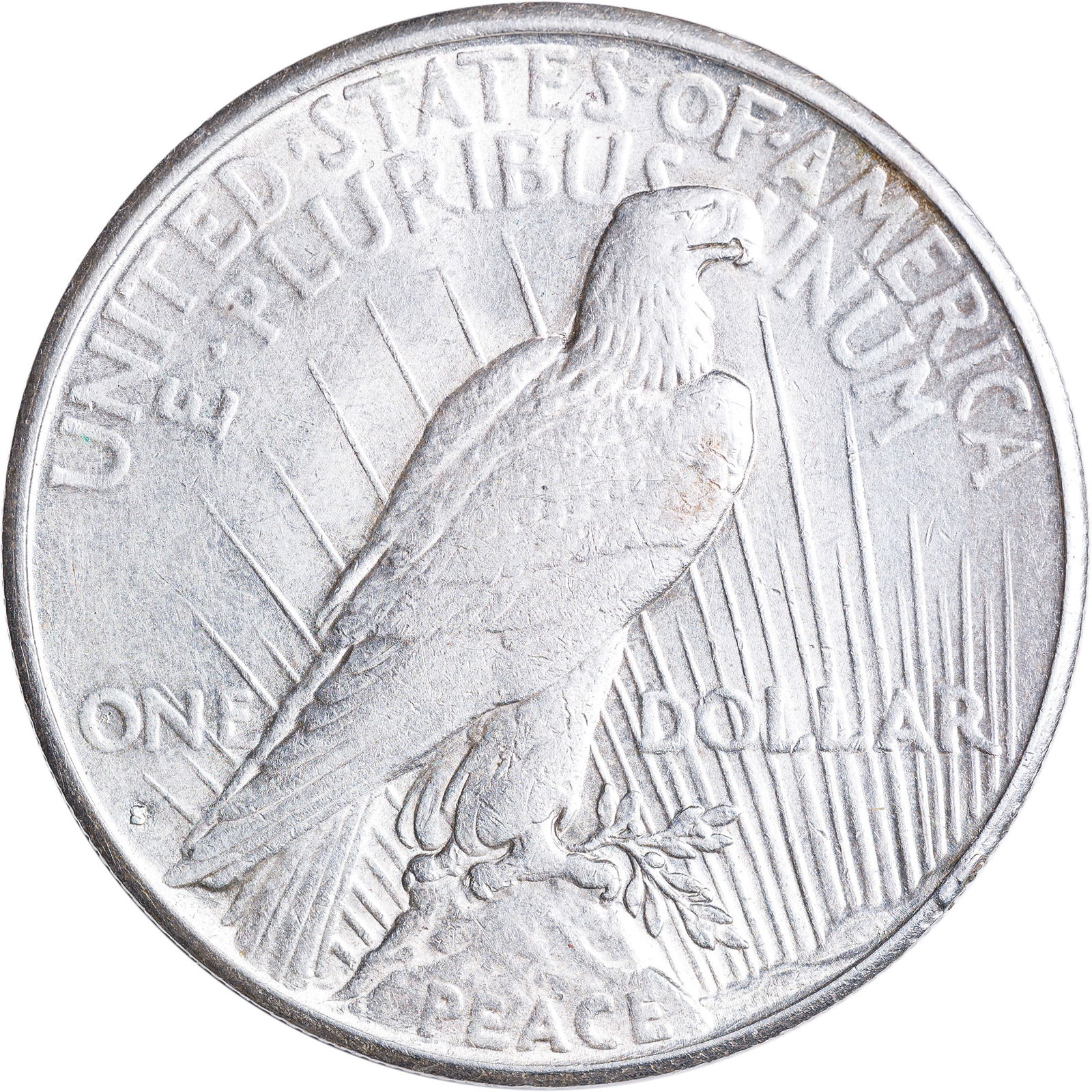 Borderline UNC-58 1934-S Peace Dollar - 2