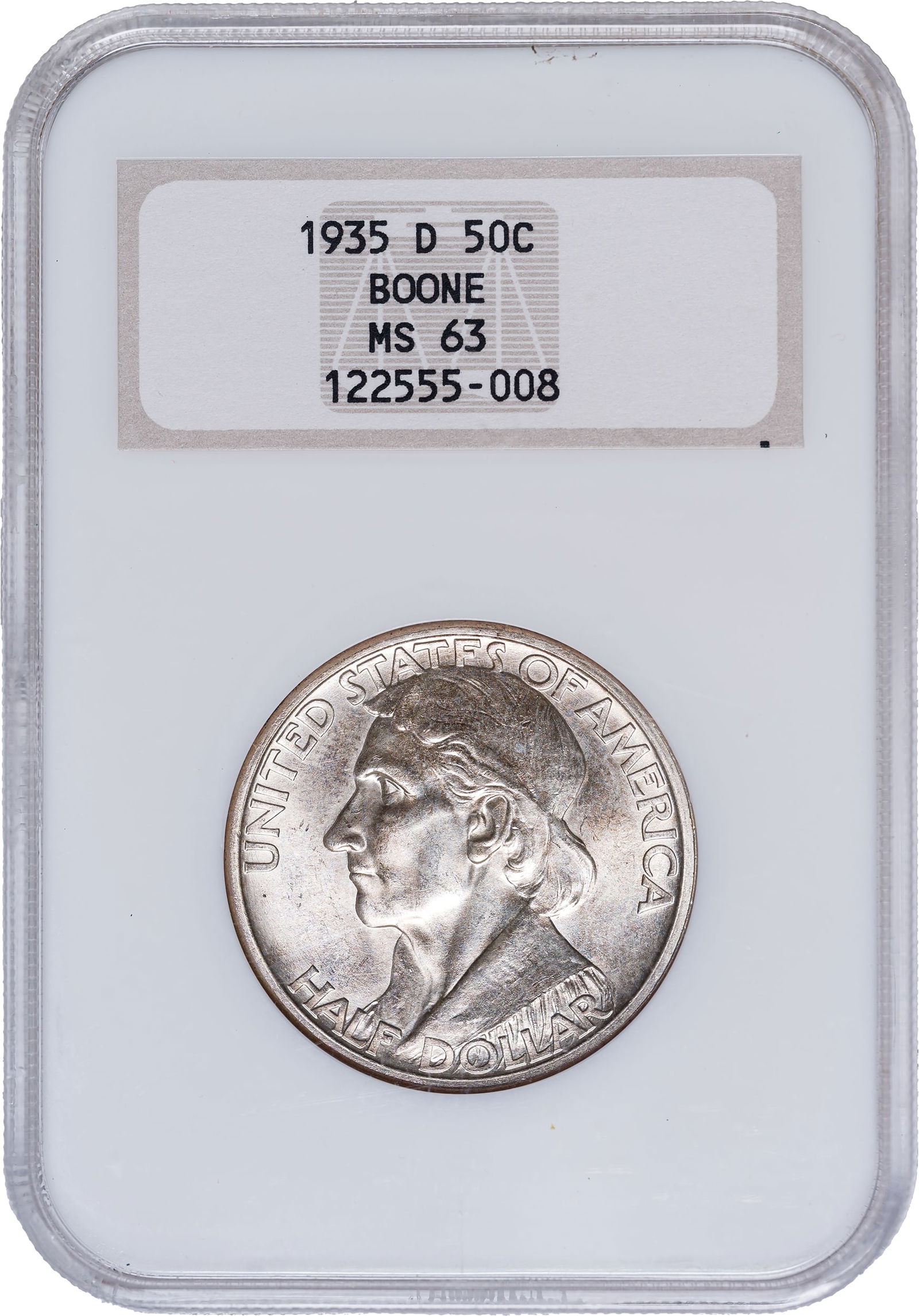 NGC MS-63 1935-D Boone Half Dollar (1 of 2)