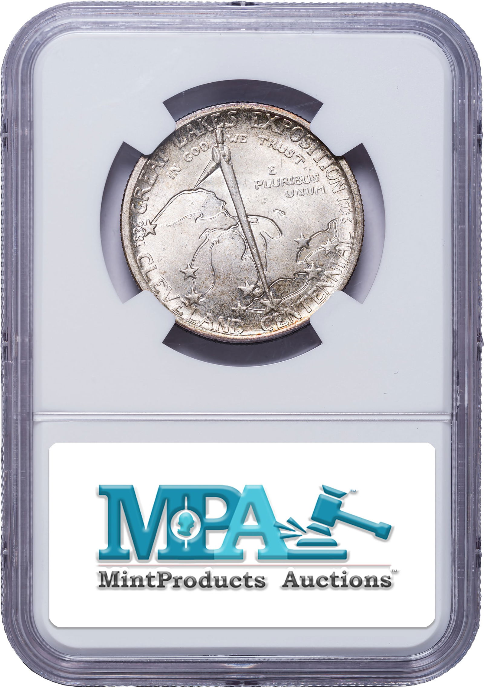 NGC MS-65 1936 Cleveland Half Dollar - 2