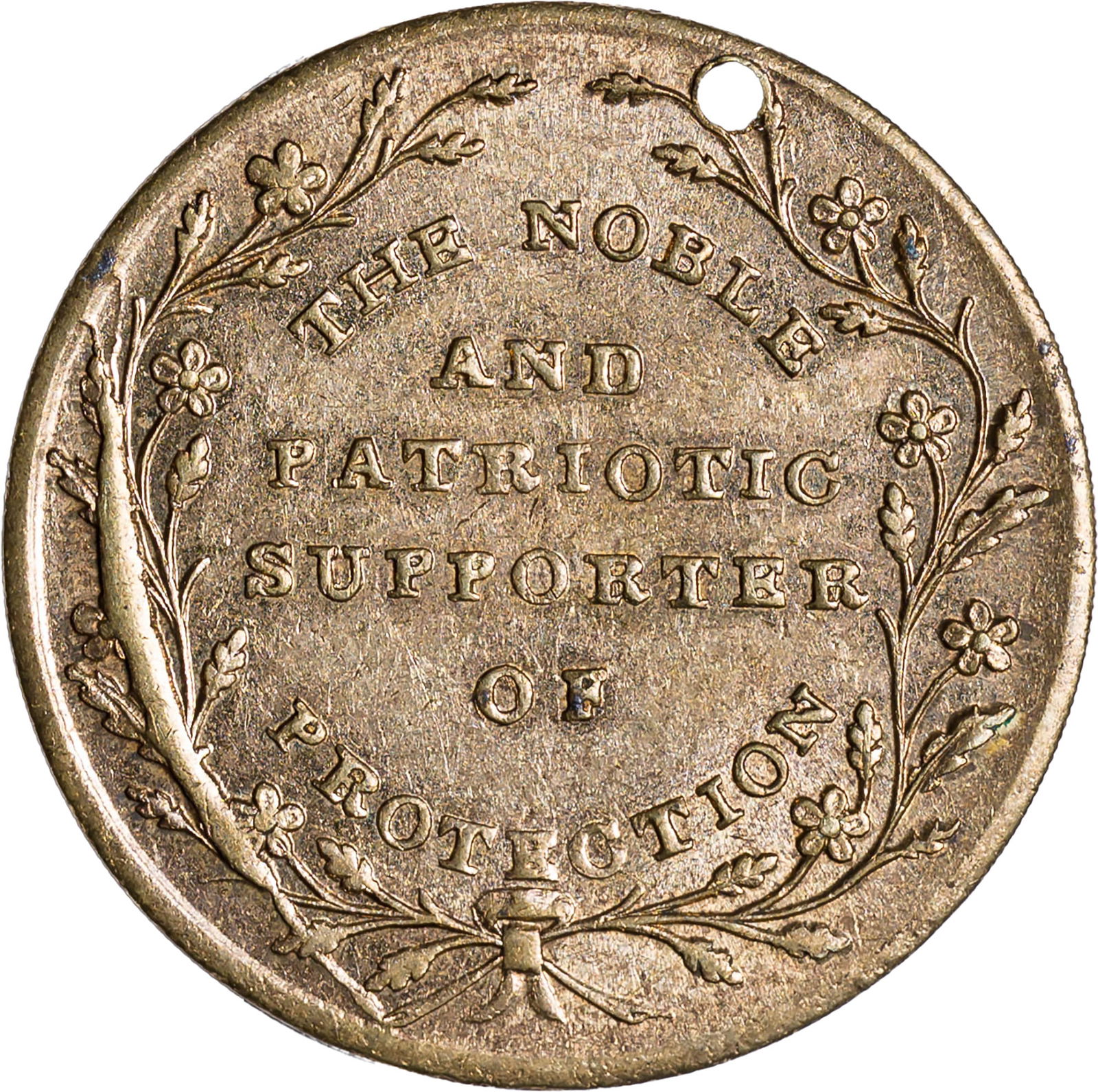 AU+ 1844 Henry Clay Token - 2